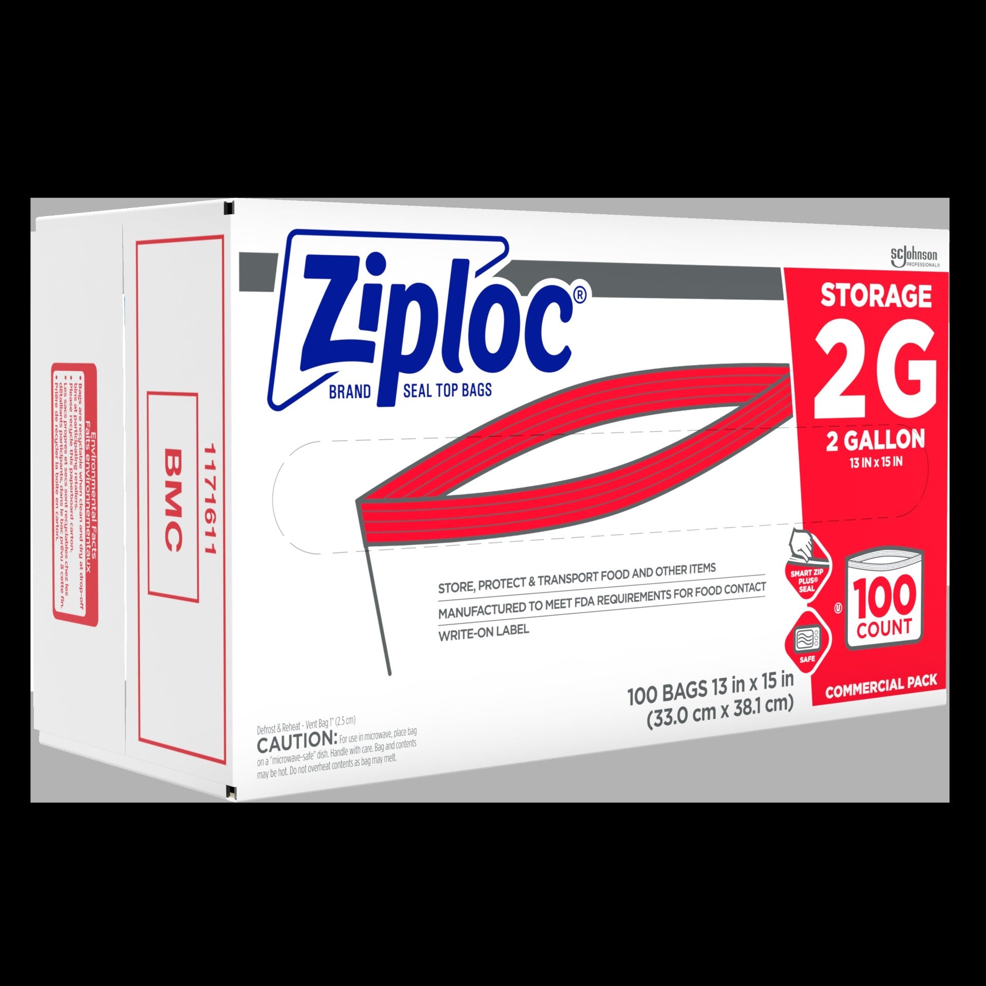 Storage Bag Two 100 Count Packs - 1 Per Case.