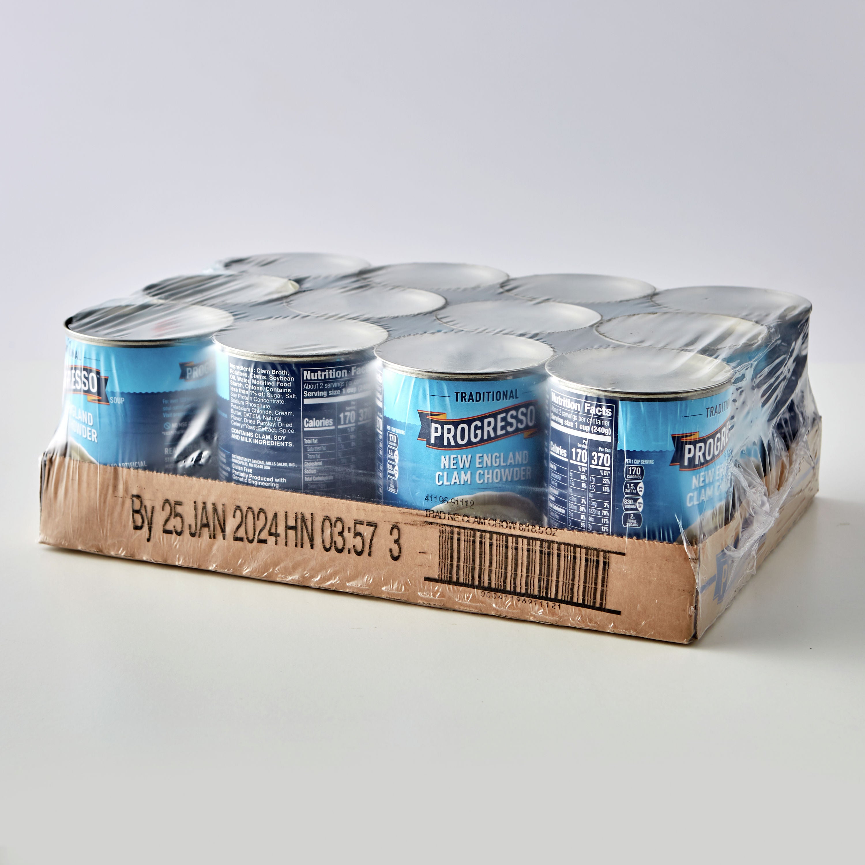 Progresso™ Soup New England Clam Chowder 18.5 Ounce Size - 12 Per Case.