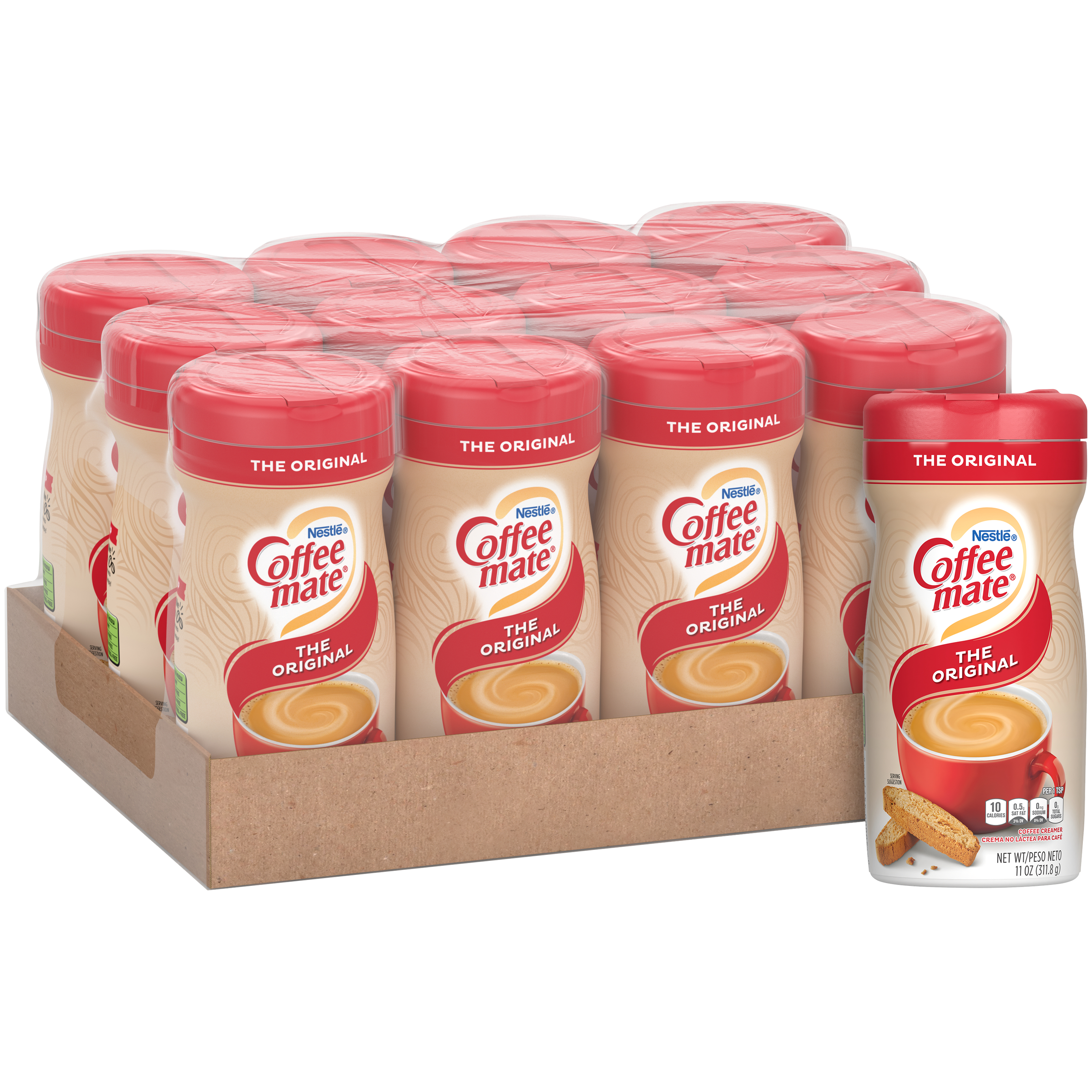 Coffee Mate Original Powder Canister X10.97 Ounce Size - 12 Per Case.