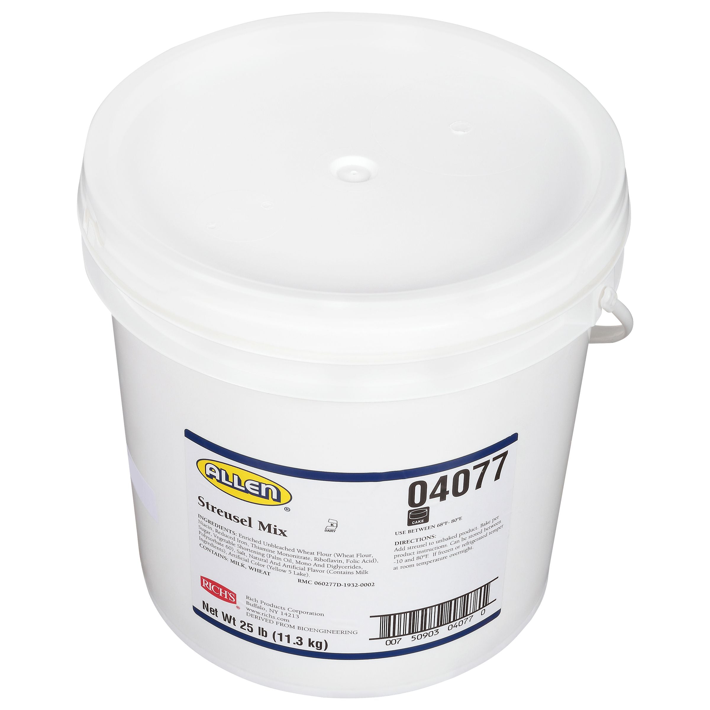 Streusel Mix 25 Pound Each - 1 Per Case.