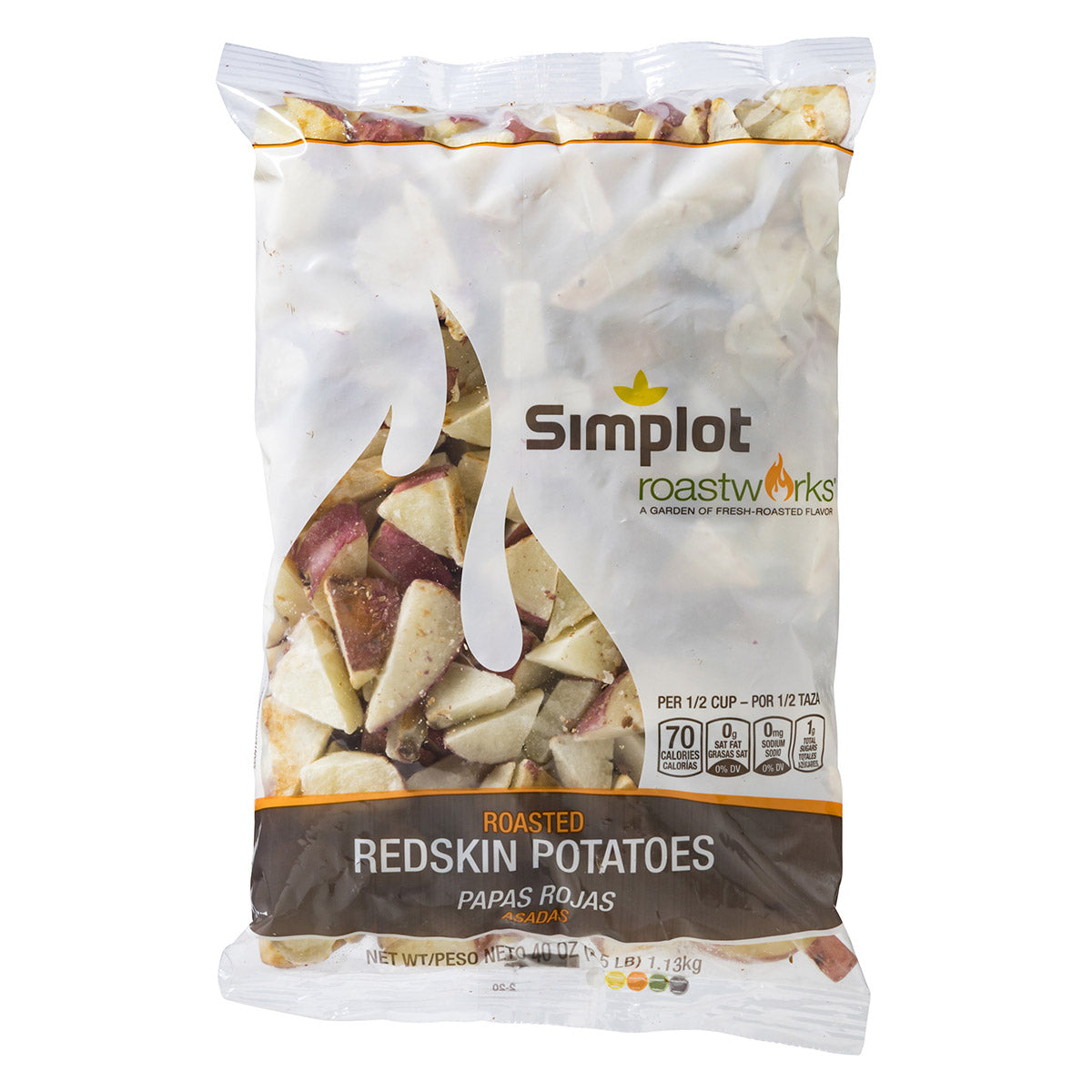 Simplot Roastworks Roasted Redskin Potatoes 2.5 Pound Each - 6 Per Case.