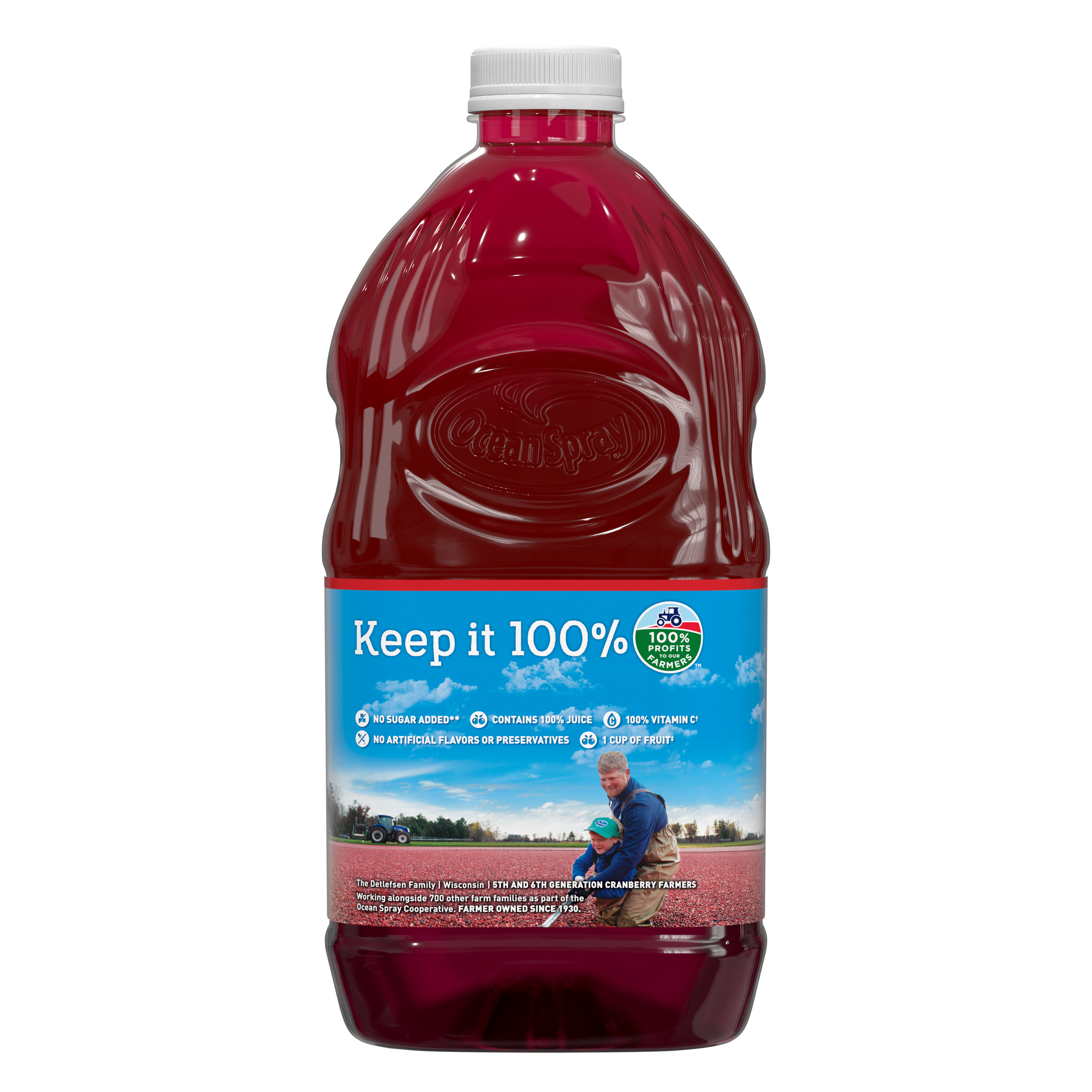 Cranberry 64 Fluid Ounce - 8 Per Case.