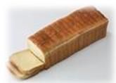 Bread White Texas Toast Square Top 4" Slice Useable Slices 24 Ounce Size - 10 Per Case.