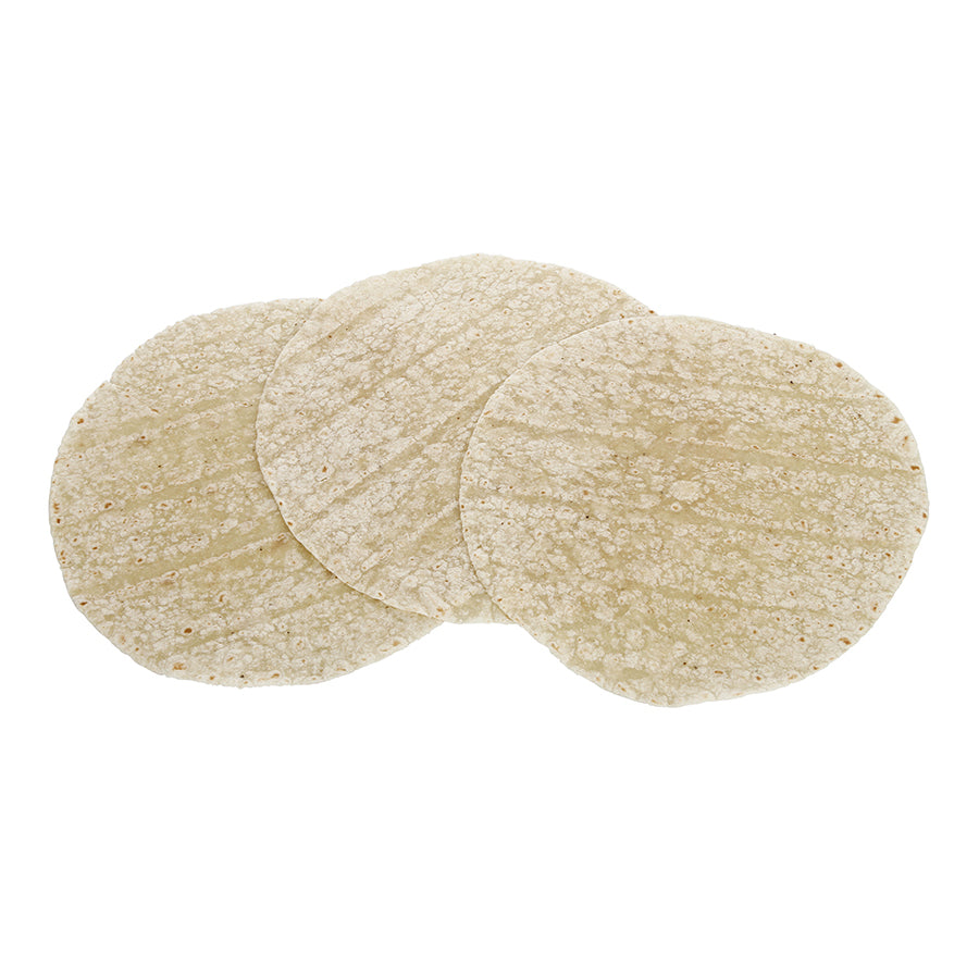 Mission 10" Fry Ready Flour Tortilla 12 Count Packs - 16 Per Case.