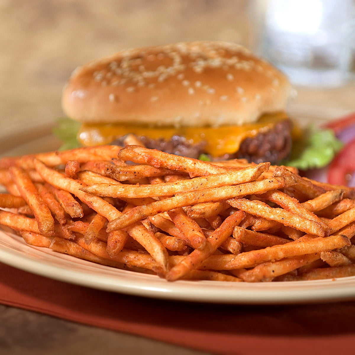 Simplot Seasonedcrisp Jr Buffalos 6" Buffalo Battered Julienne Fries 4.5 Pound Each - 6 Per Case.