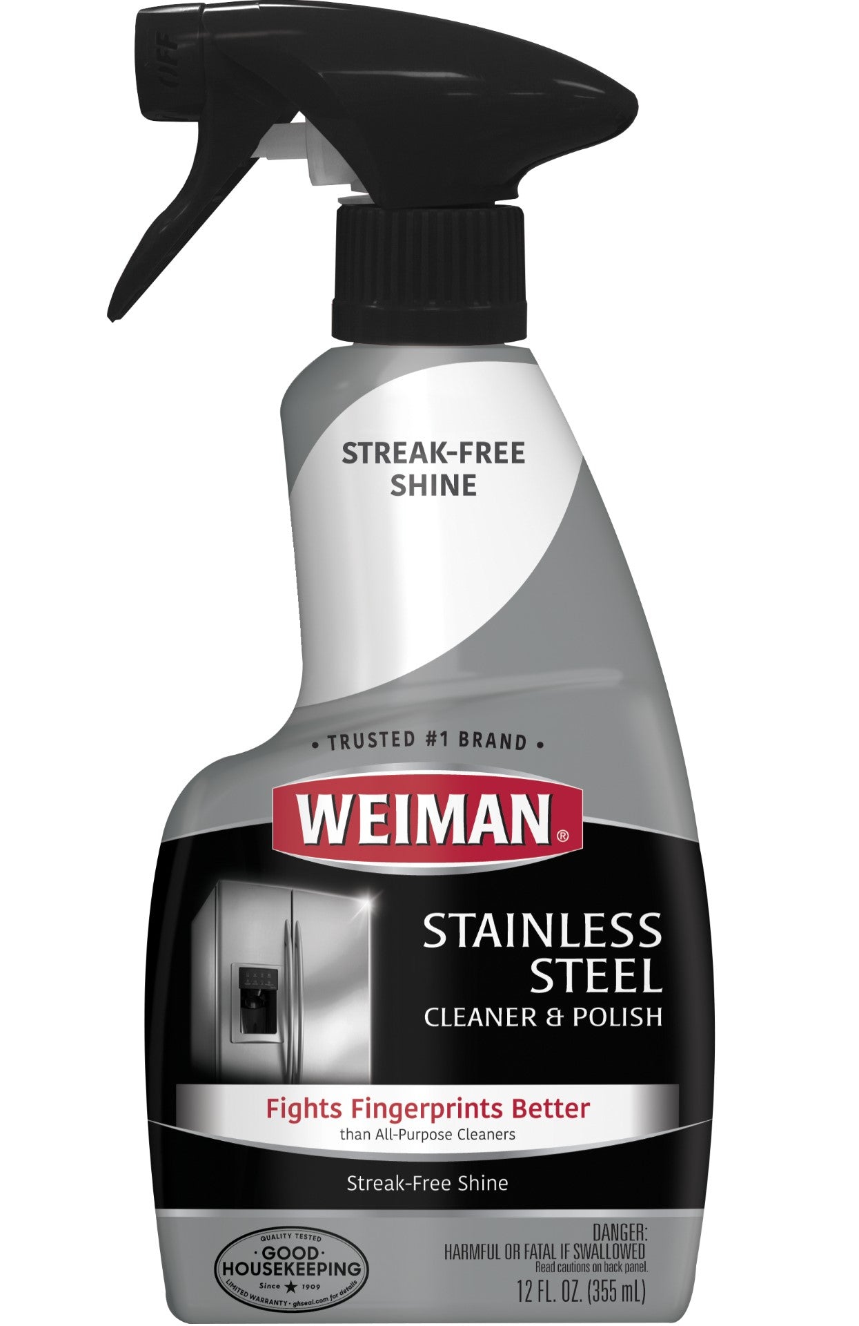 Weiman Products Stainless Steel Clean & Polish 12 Fluid Ounce - 6 Per Case.