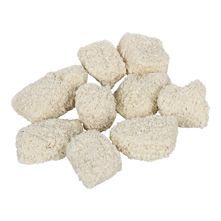 Crunchy Raw Breaded Cod Nuggets 10 Pound Each - 1 Per Case.