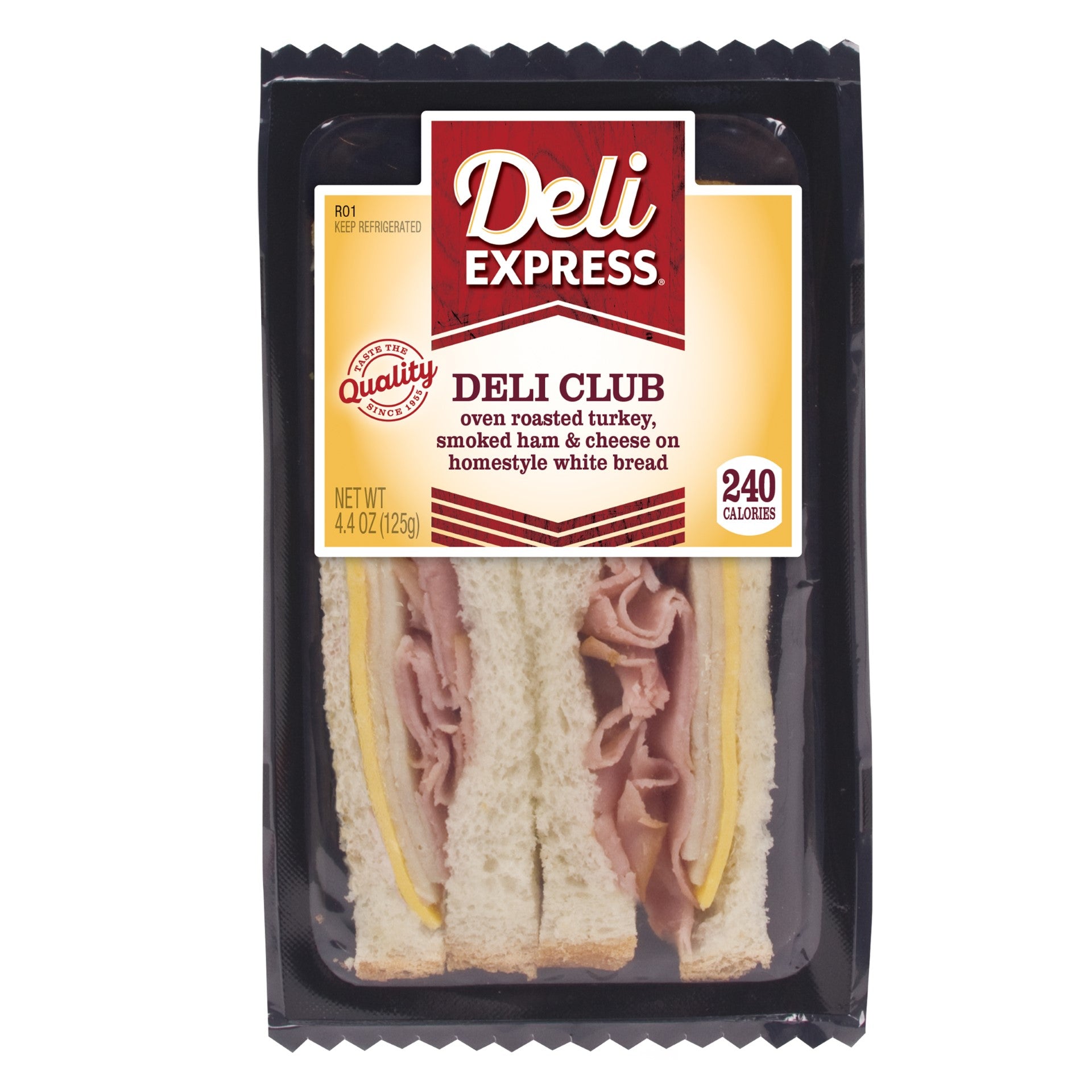 Deli Express Deli Club 4.4 Ounce Size - 10 Per Case.