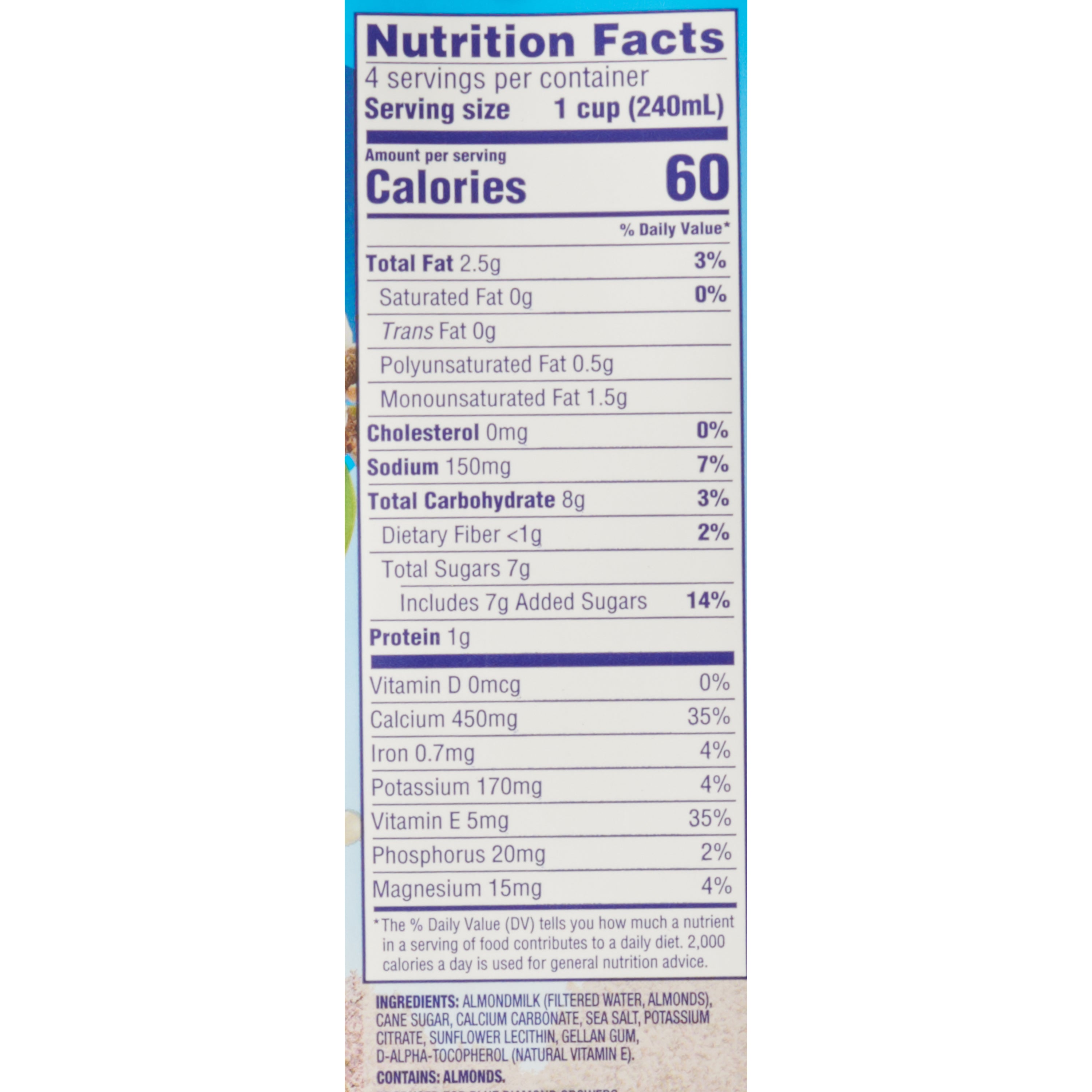 Blue Diamond Beverage Original 32 Ounce Size - 12 Per Case.