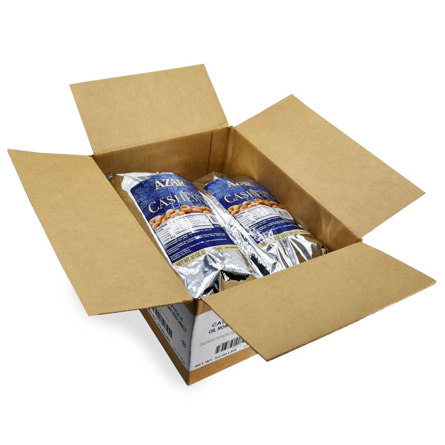 Az Cashews Rs Bag 2 Pound Each - 3 Per Case.