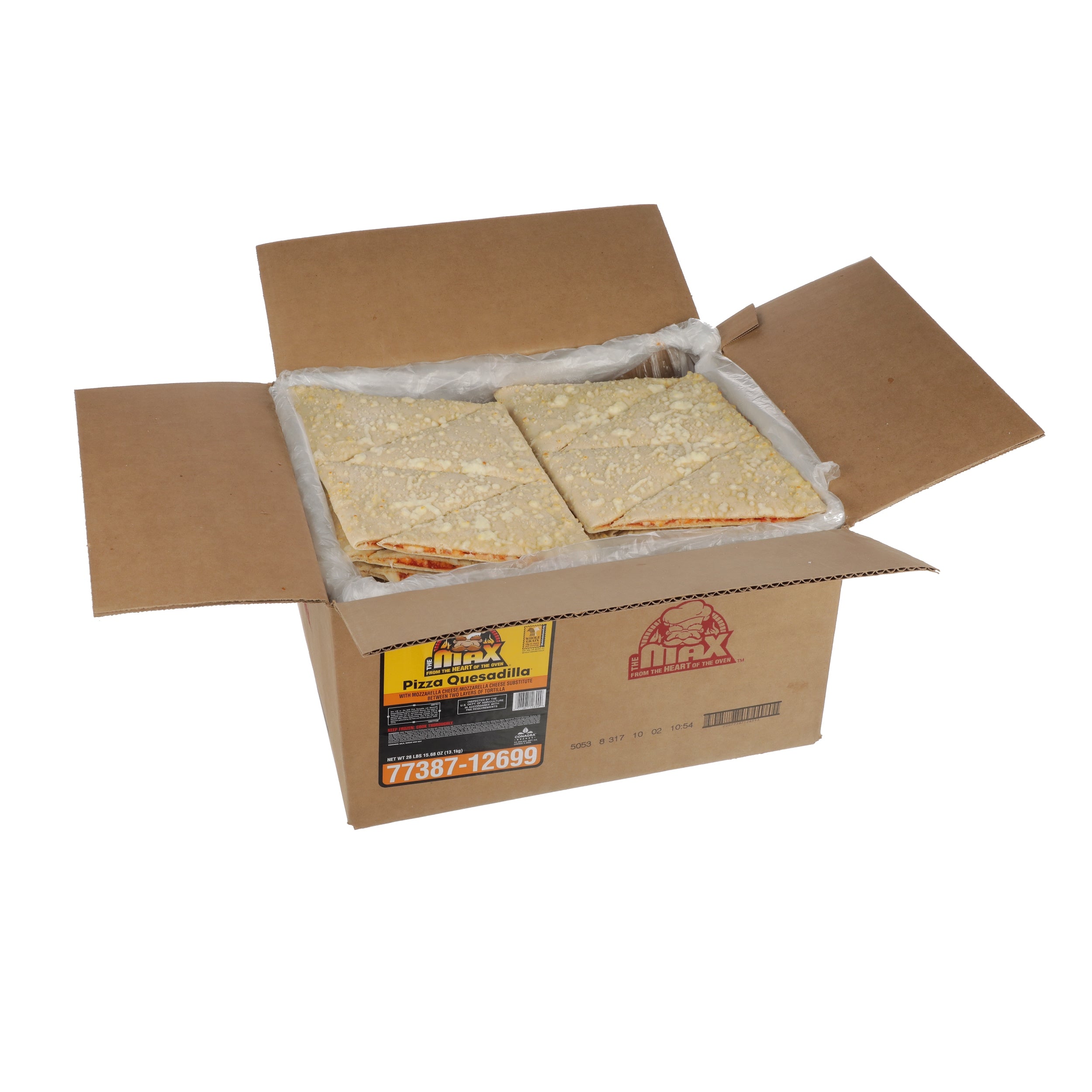 Pizza Quesadilla Cheese Whole Grain 4.83 Ounce Size - 96 Per Case.