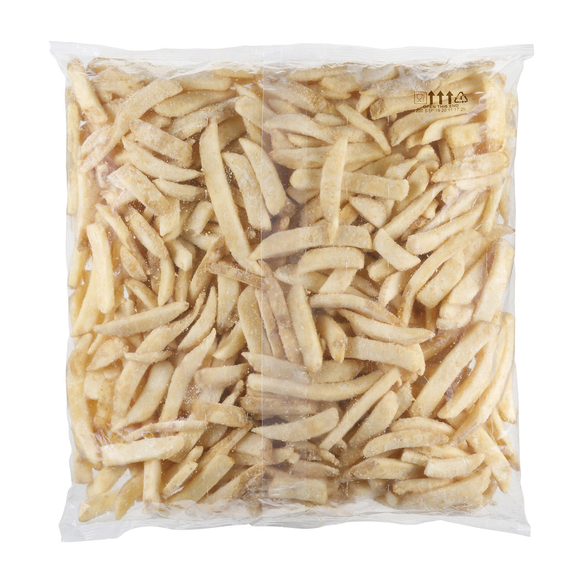 Simplot Bent Arm Ale 4"x2" Beer Batteredentree Cut Fries Skin On 5 Pound Each - 6 Per Case.