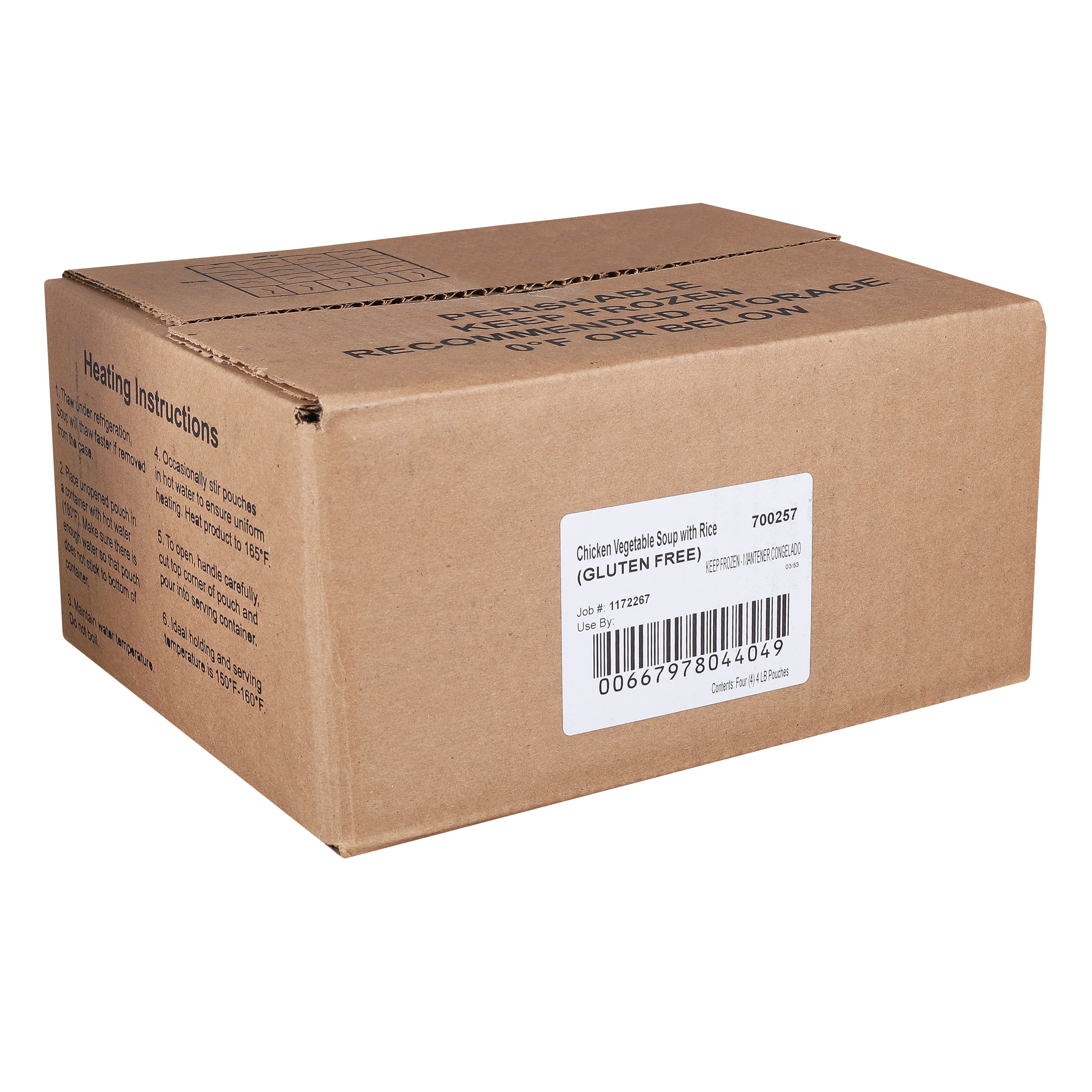 Chicken Vegetable Soup With Rice 4 Pound Each - 4 Per Case.