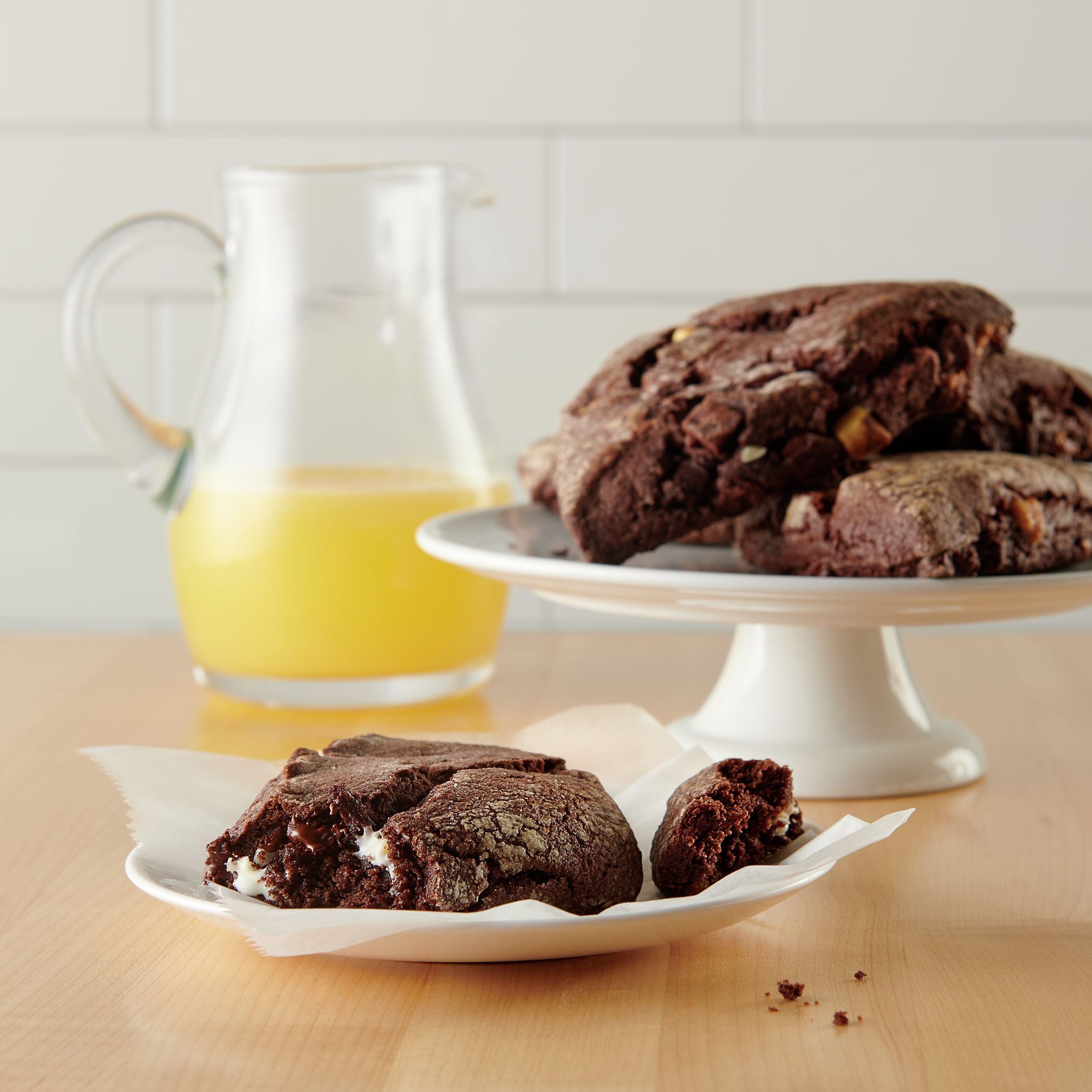 Pillsbury™ Place & Bake™ Frozen Scone Dough Chocolate Chocolate Chunk 45 Ounce Size - 8 Per Case.