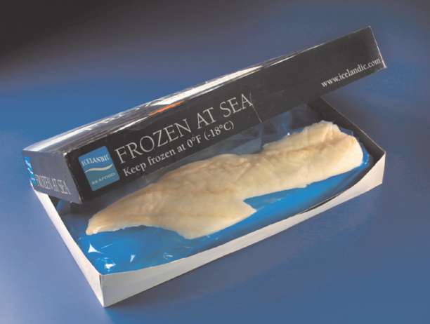 Frozen At Sea Atlantic Cod Fillets Msc 12 Pound Each - 4 Per Case.