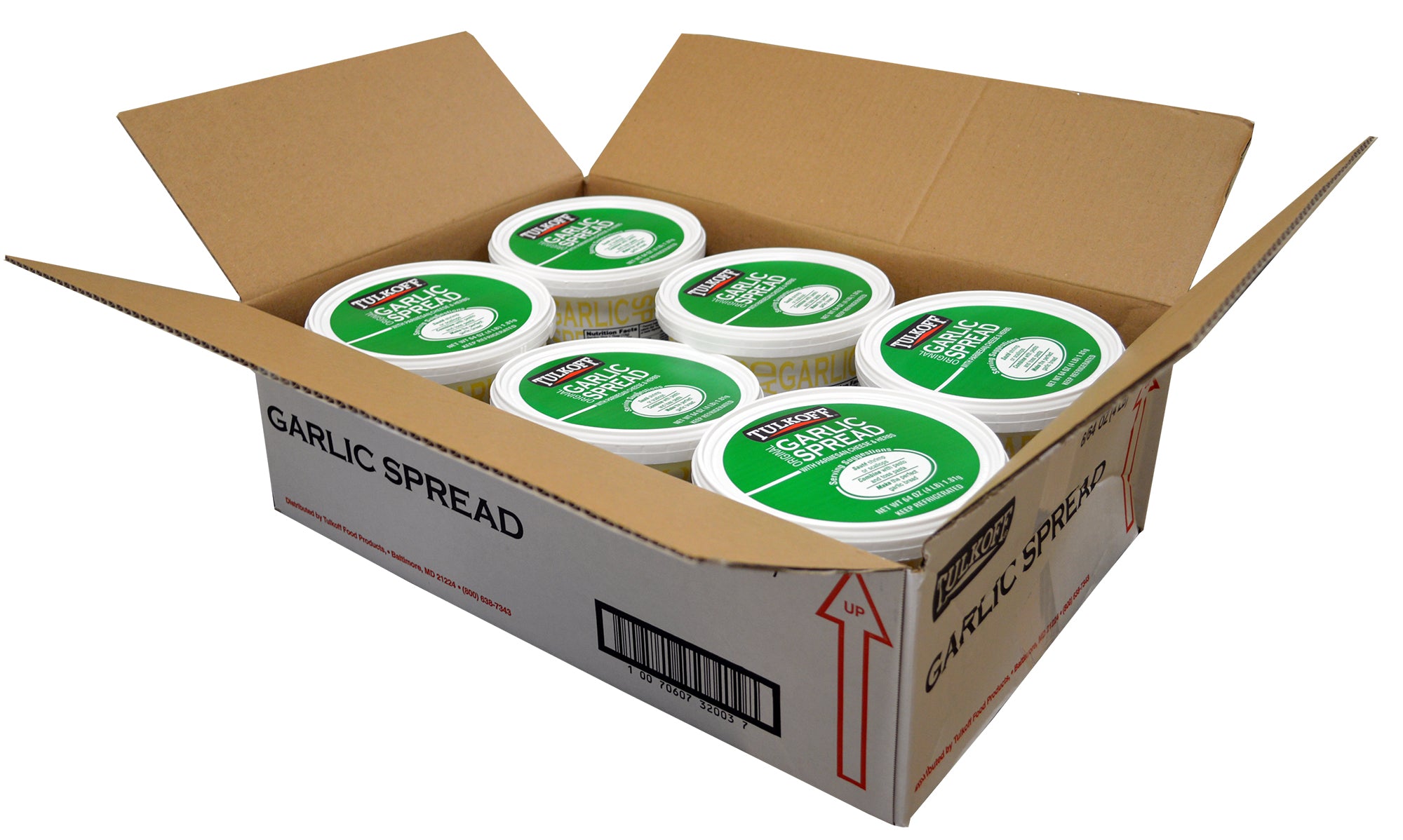 Tulkoff® Original Garlic Spread 4 Pound Each - 6 Per Case.