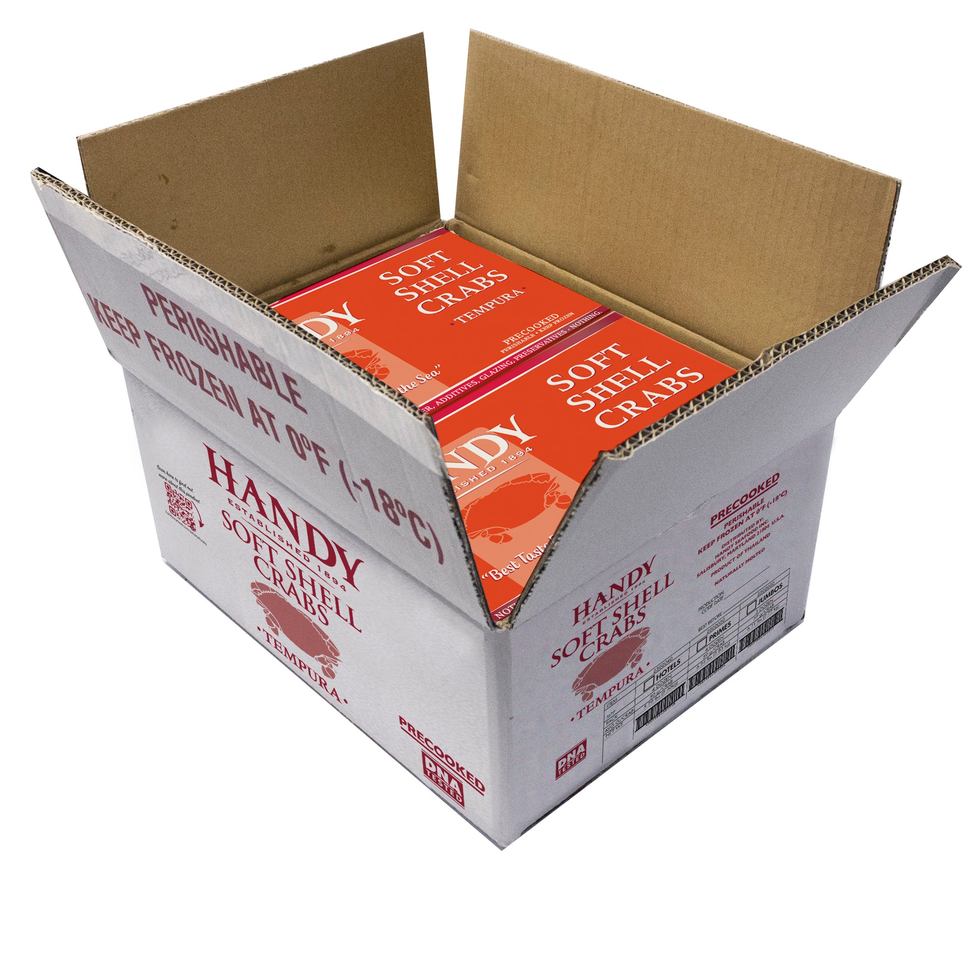 Tempura Soft Crab IQF Hotel Tkf 1.75 Ounce Size - 48 Per Case.