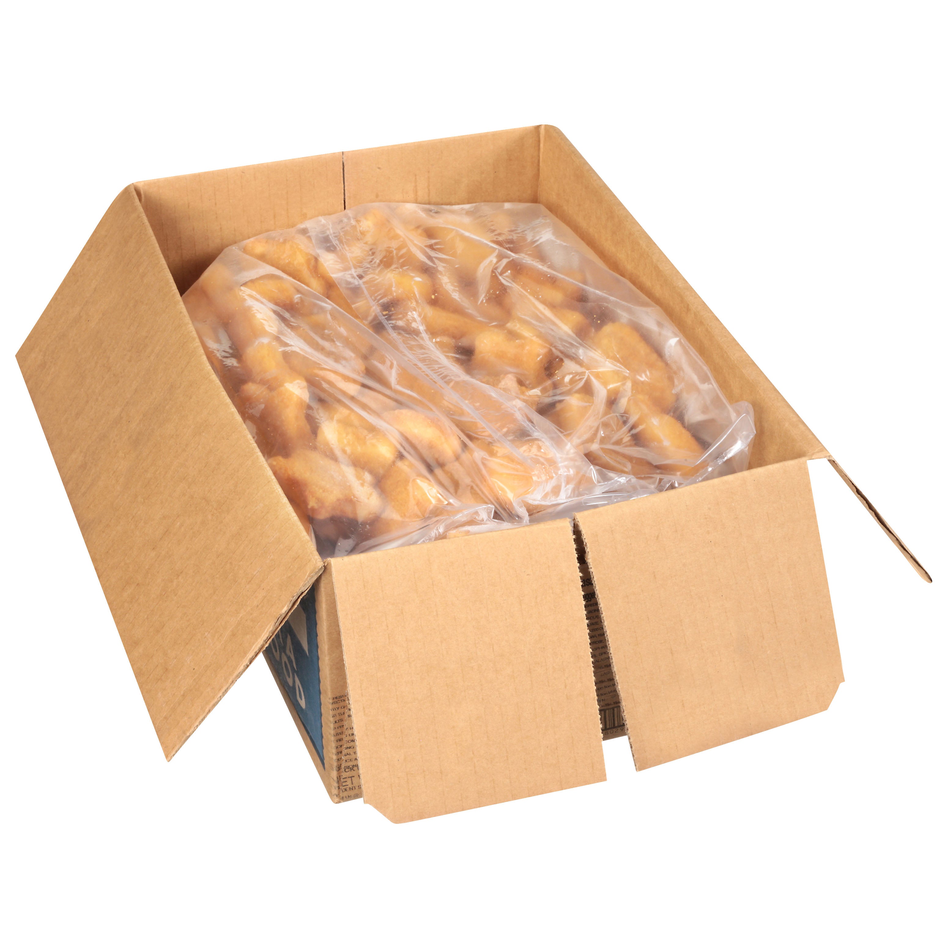 Ocean Treasures Oven Ready Pollock Whole Grain Child Nutrition 10 Pound Each - 1 Per Case.