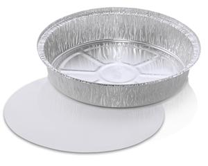 9" Round Combo With Board Lid 2 Count Packs - 150 Per Case.
