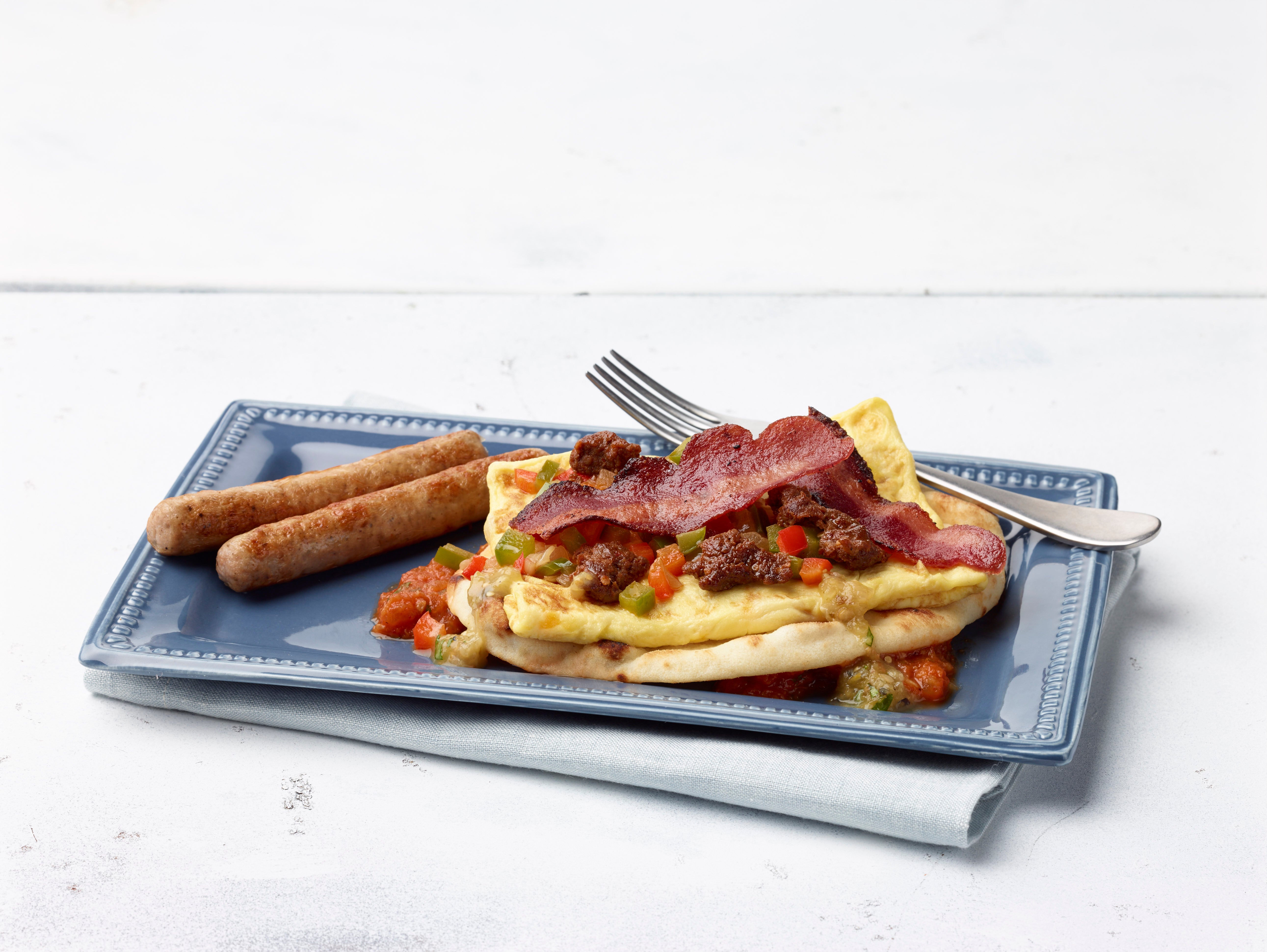 Foodservice Turkey Bacon Pouches 6 Pound Each - 2 Per Case.