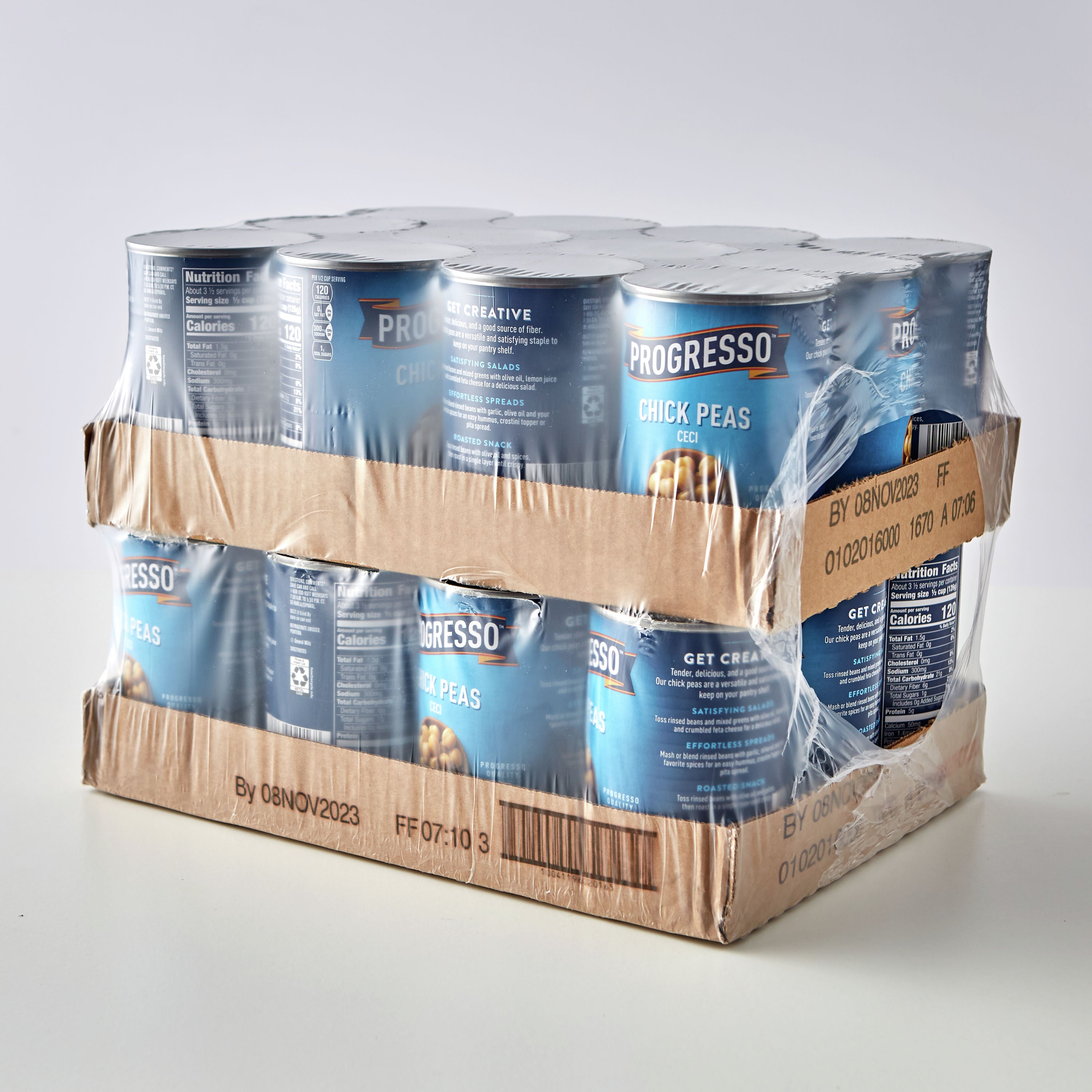 Progresso™ Canned Vegetables Chick Peas 15 Ounce Size - 24 Per Case.