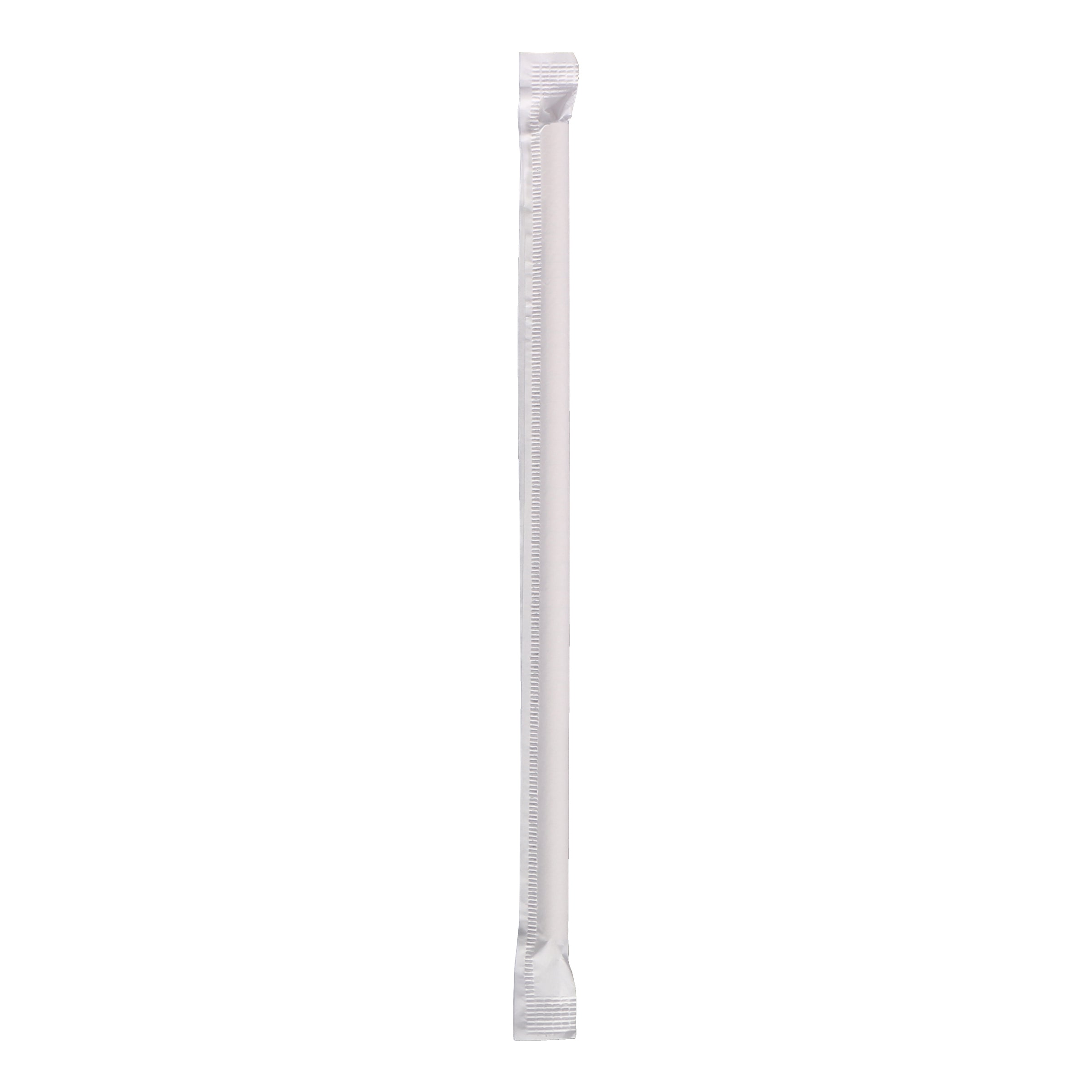 Drinking Straw White Paper Compostablewrapped Bulk 3200 Each - 1 Per Case.