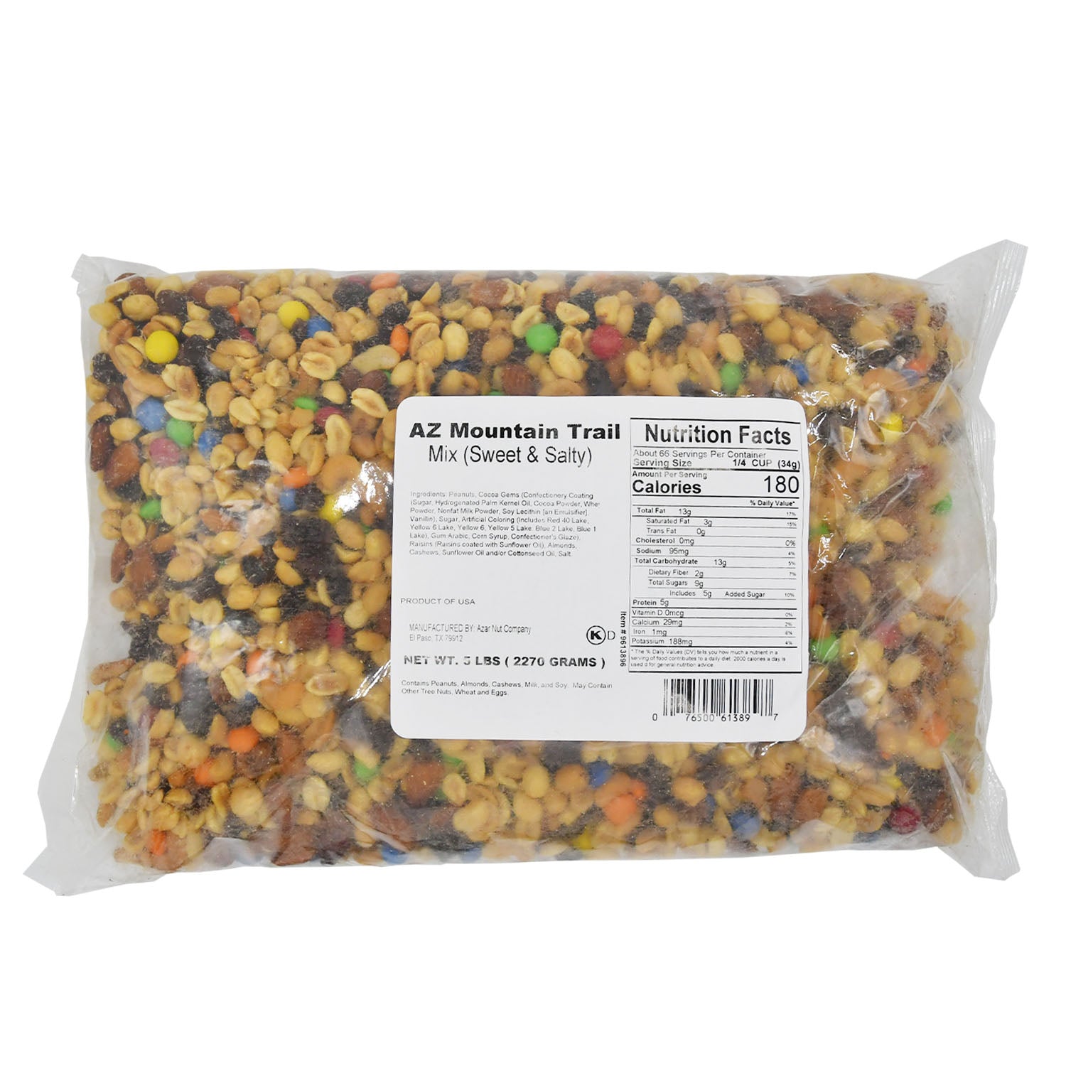 Az Mountain Trail Mix Ss 5 Pound Each - 2 Per Case.