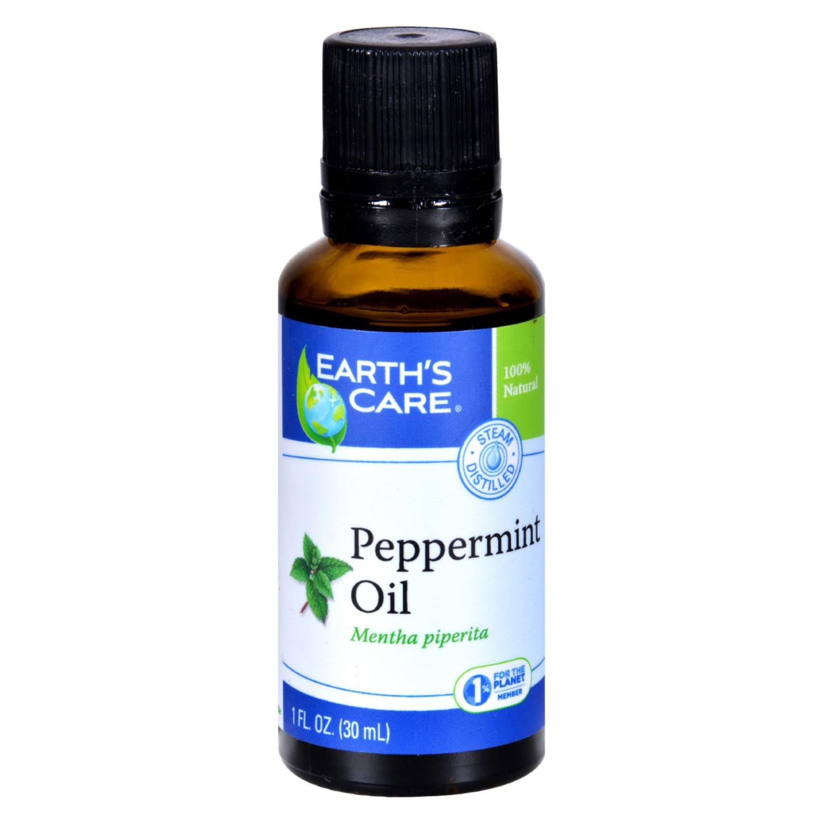 Earth's Care Essential Oil - 100 Percent Pure - Natr - Peppermint - 1 fl Ounce