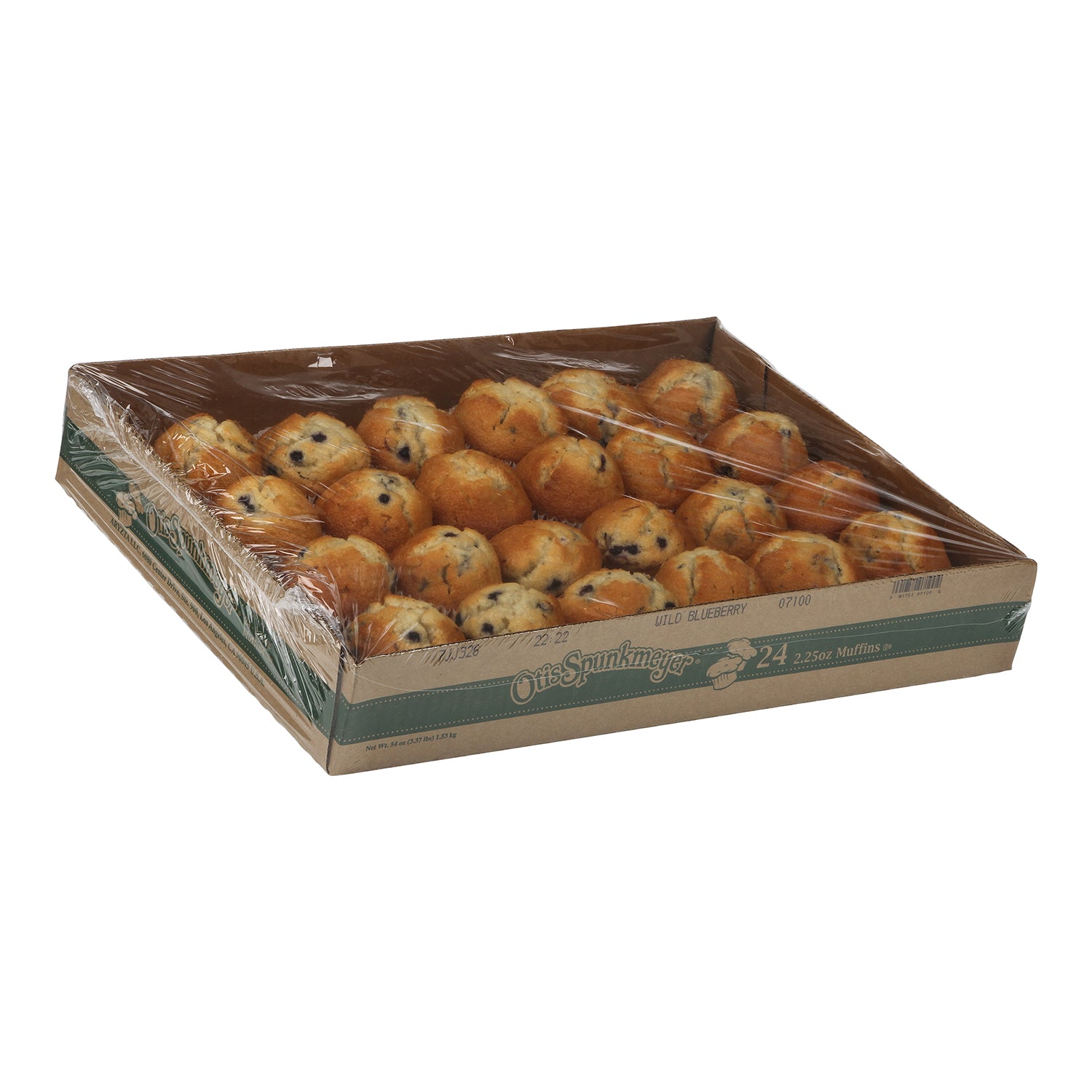 Muffin Wild Blueberry Naturally Flavored Traybulk 24 Each - 4 Per Case.