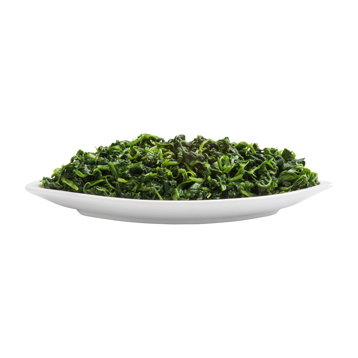 Simplot Simple Goodness Classic Vegetables Chopped Spinach Wet Pack 3 Pound Each - 12 Per Case.