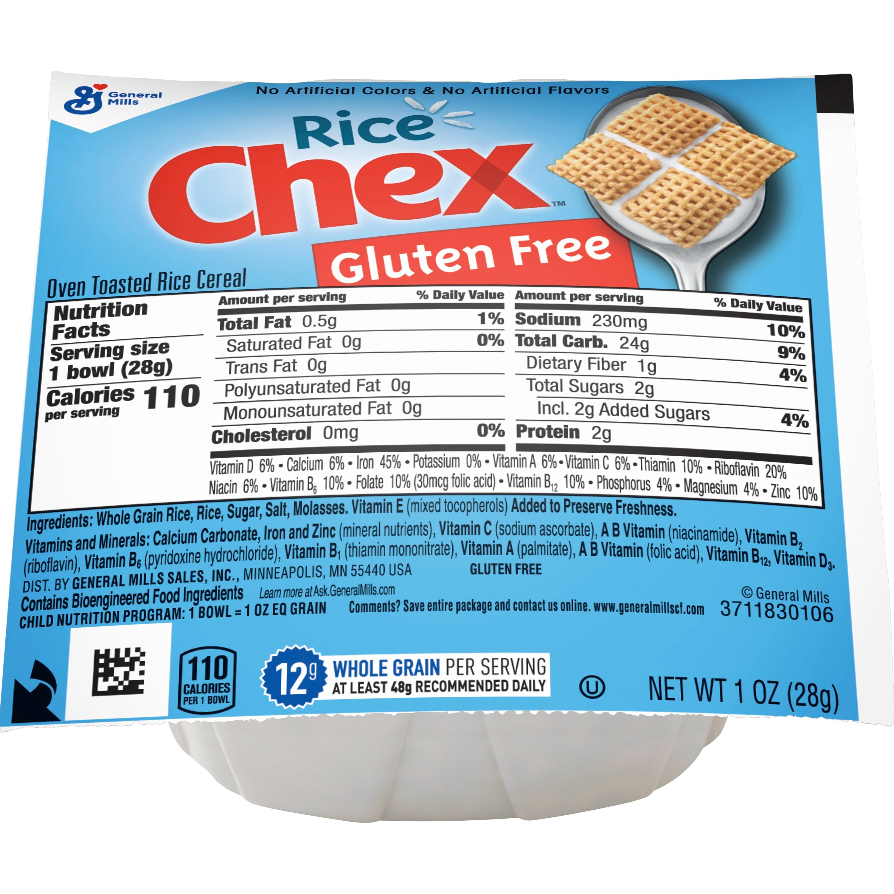 Rice Chex™ Cereal Single Serve Bowlpak 1 Ounce Size - 96 Per Case.