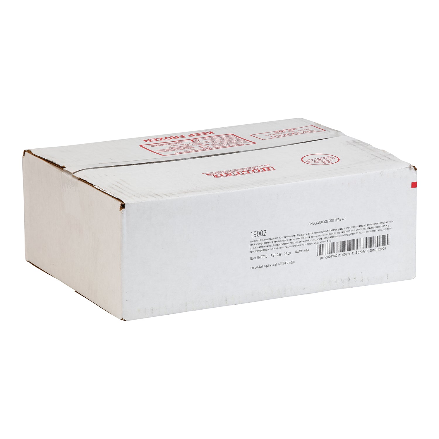 Beef Breaded Chuckwagon Patty 4 Ounce Size - 40 Per Case.