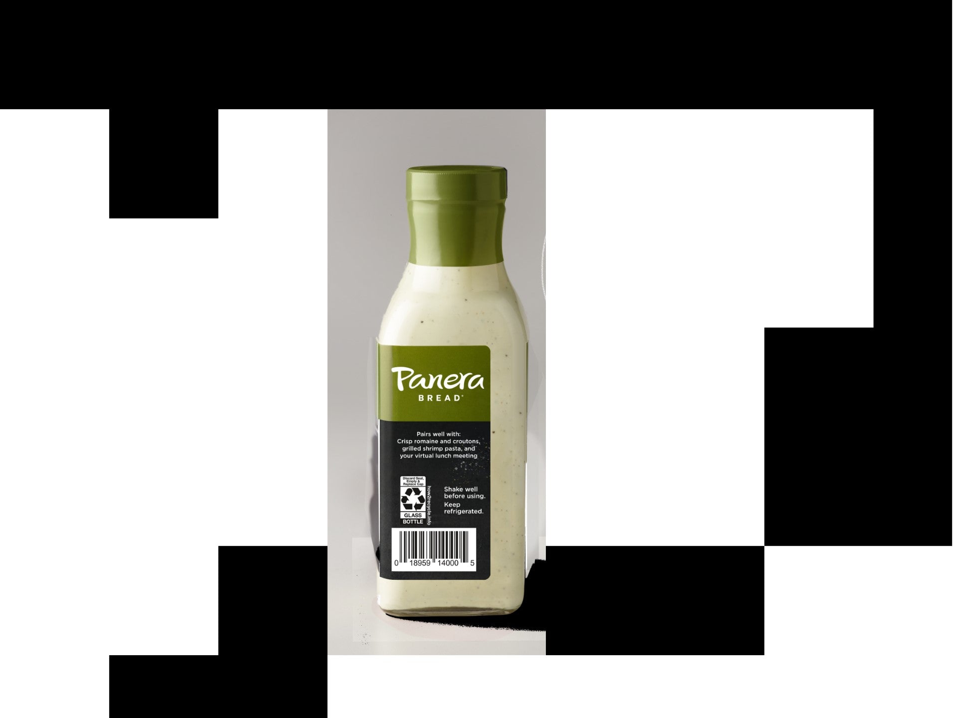 Panera Caesar Salad Dressing 12 Ounce Size - 6 Per Case.
