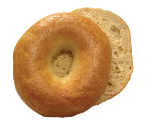 Bagel White Whole Grain Clean Thaw & Serve Sliced 2 Ounce Size - 72 Per Case.