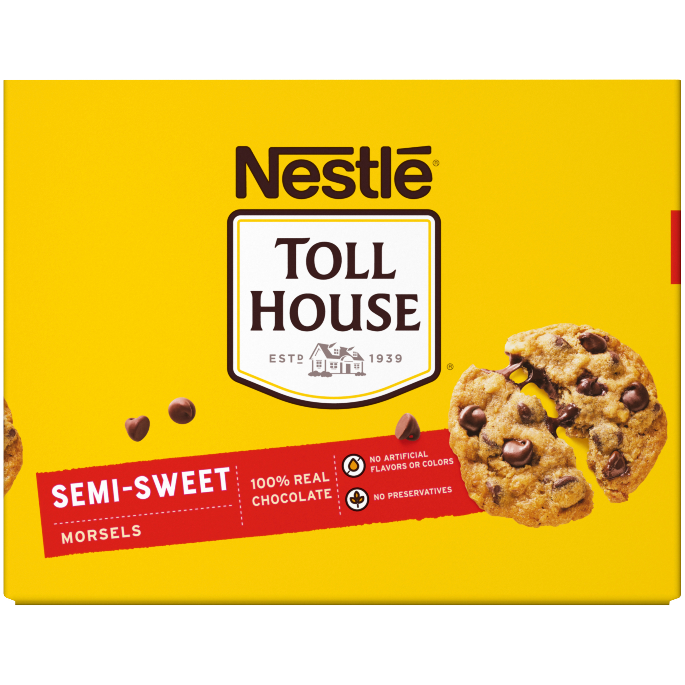 Nestle Toll House Semi Sweet Morsels Bags 24 Ounce Size - 12 Per Case.