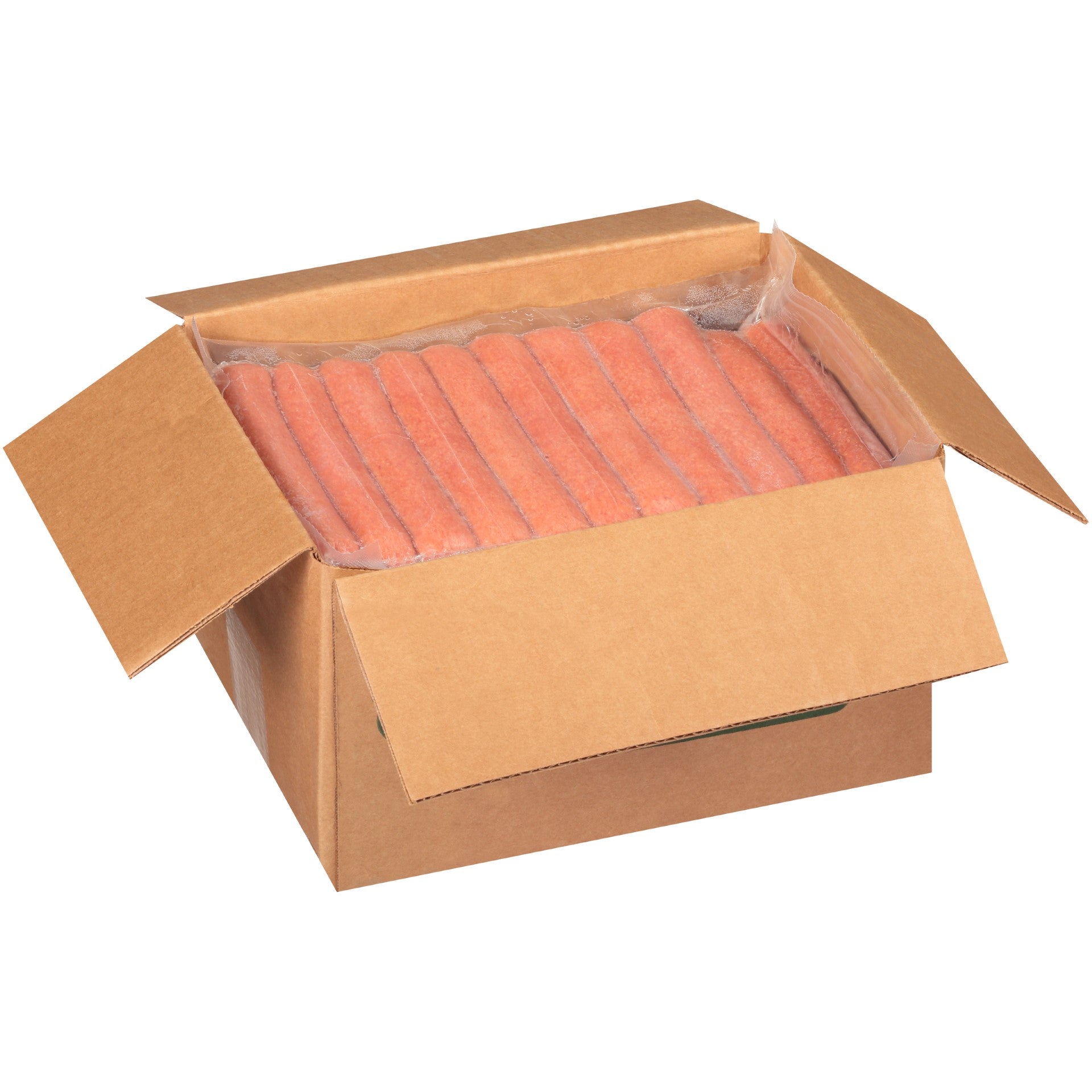 Nathan's Famous Beef Frank Skinless 6" 60 Each Per Case.