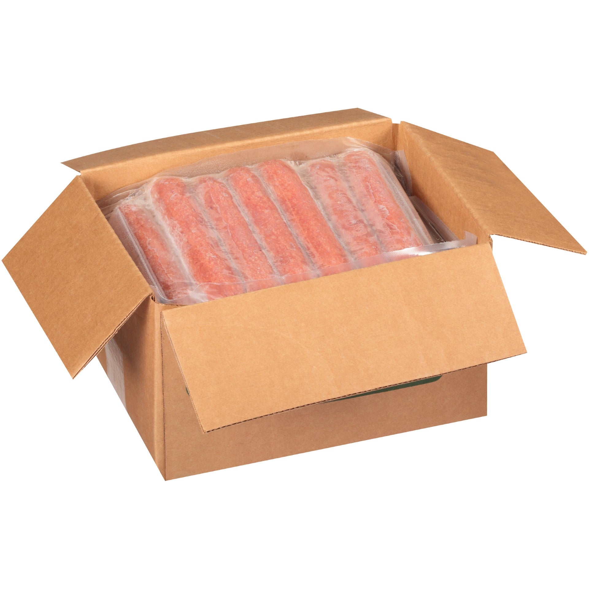 Nathan's Famous Beef Frank Skinless 6" 40 Each - 1 Per Case.