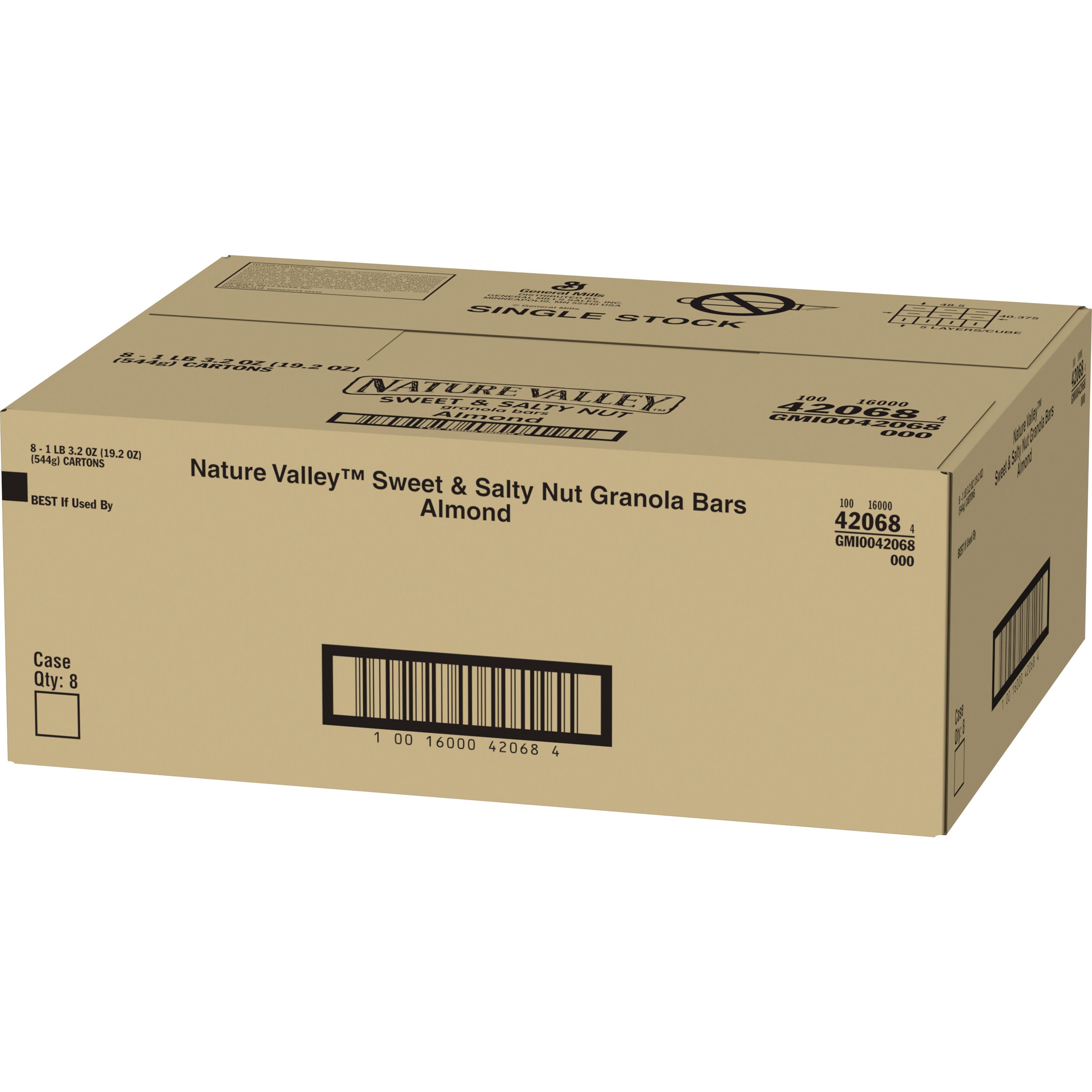 Nature Valley™ Chewy Granola Bars Sweet &salty Almond 19.7 Ounce Size - 8 Per Case.