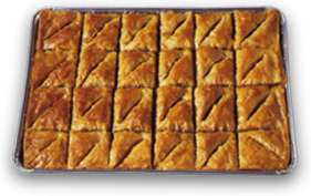 Baklava Walnut Triangles 48 Piece - 1 Per Case.