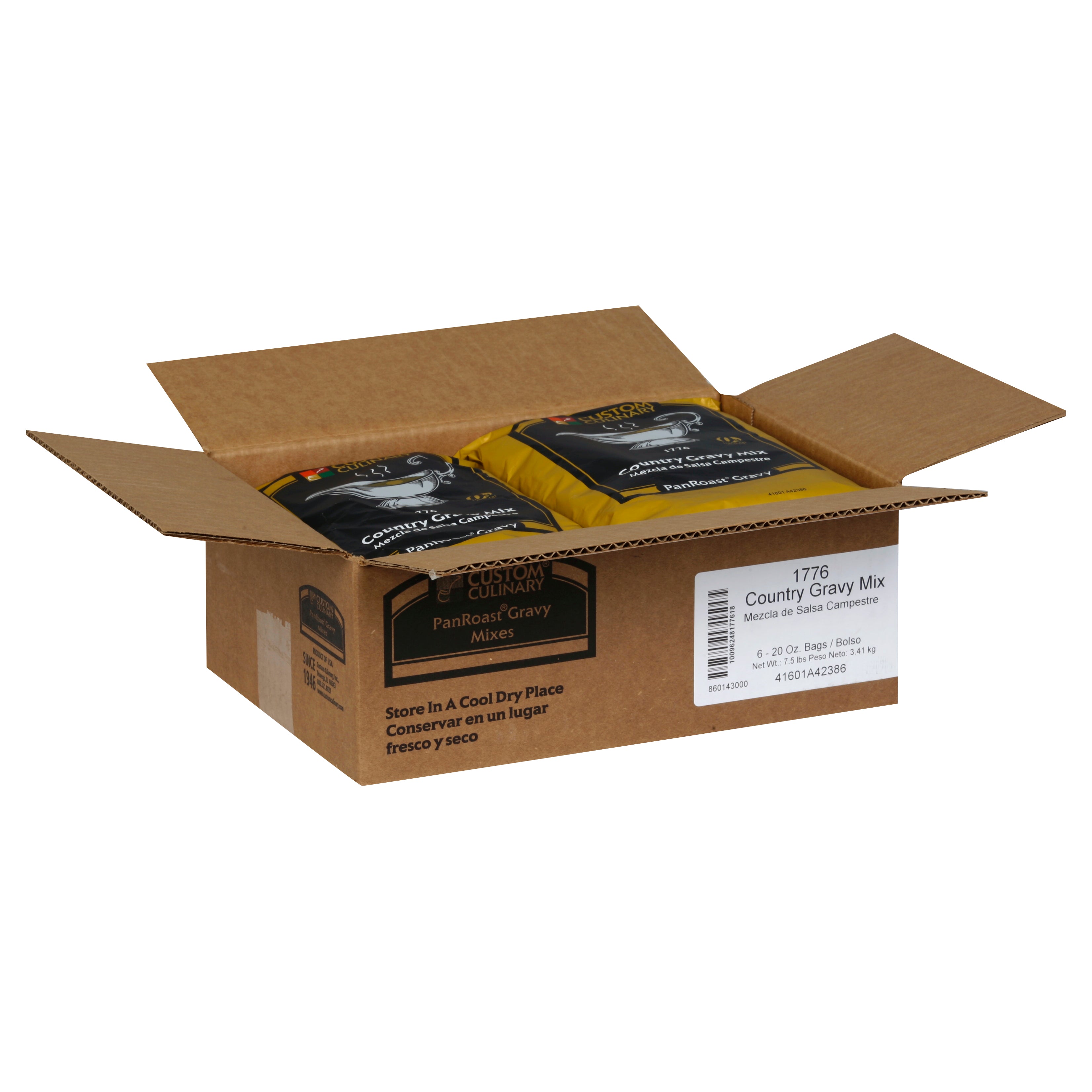 Mix Gravy Country Shelf Stable 20 Ounce Size - 6 Per Case.