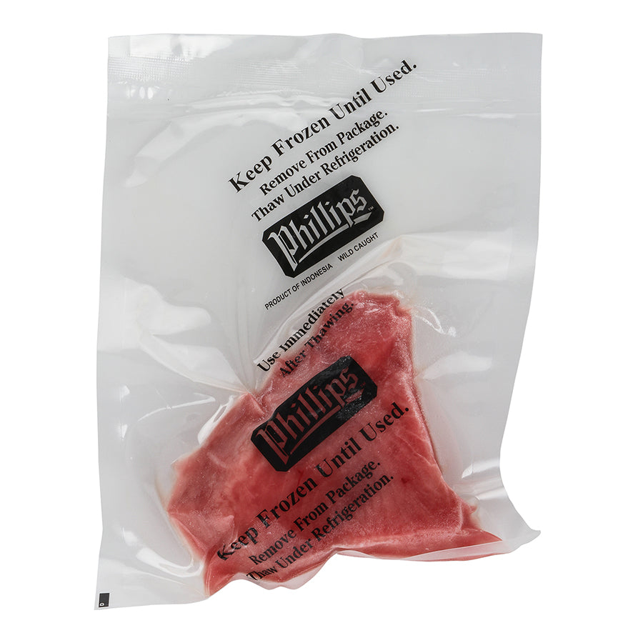 Yellowfin Tuna Steaks 8 Ounce Size - 20 Per Case.