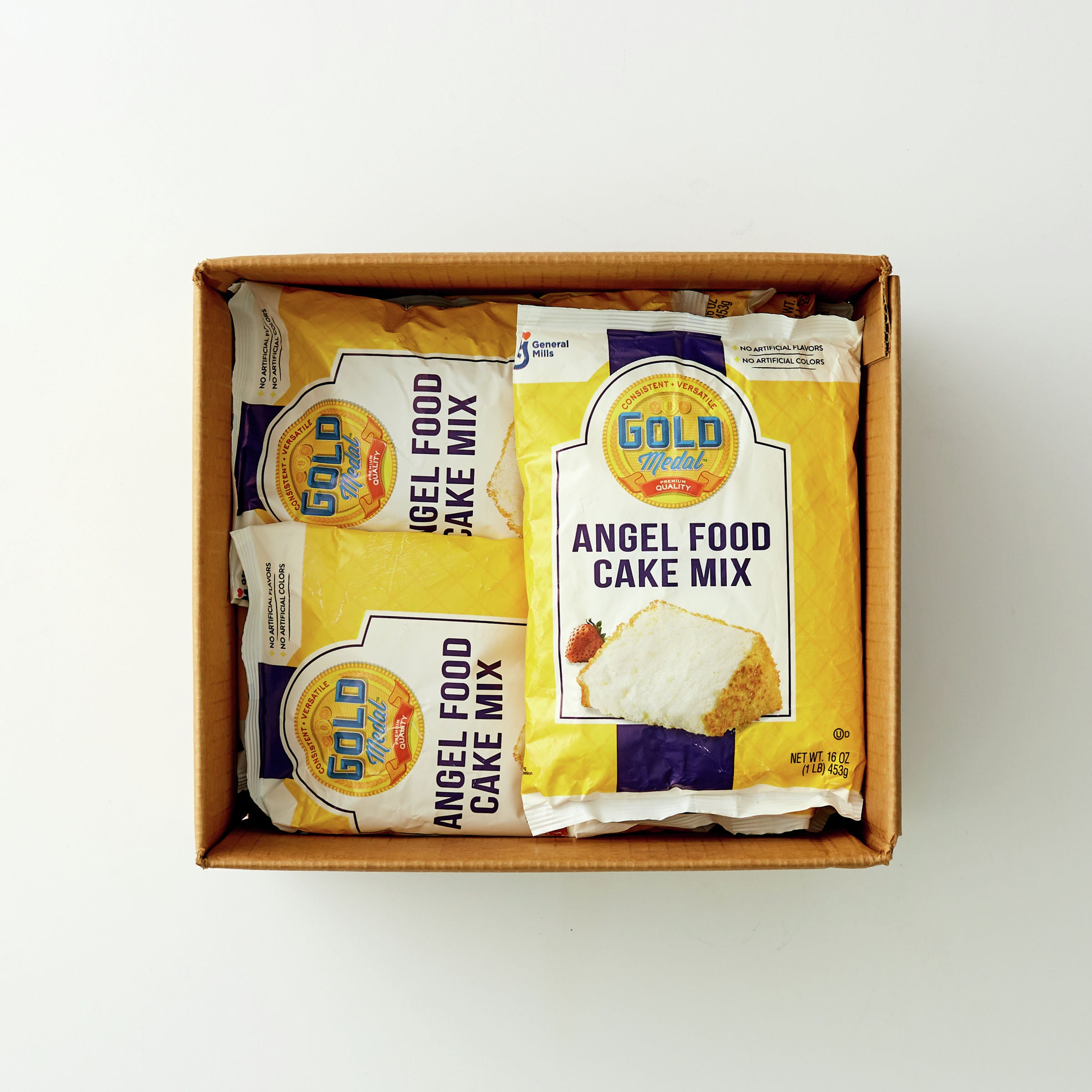 Gold Medal™ Cake Mix Angel Food 16 Ounce Size - 12 Per Case.