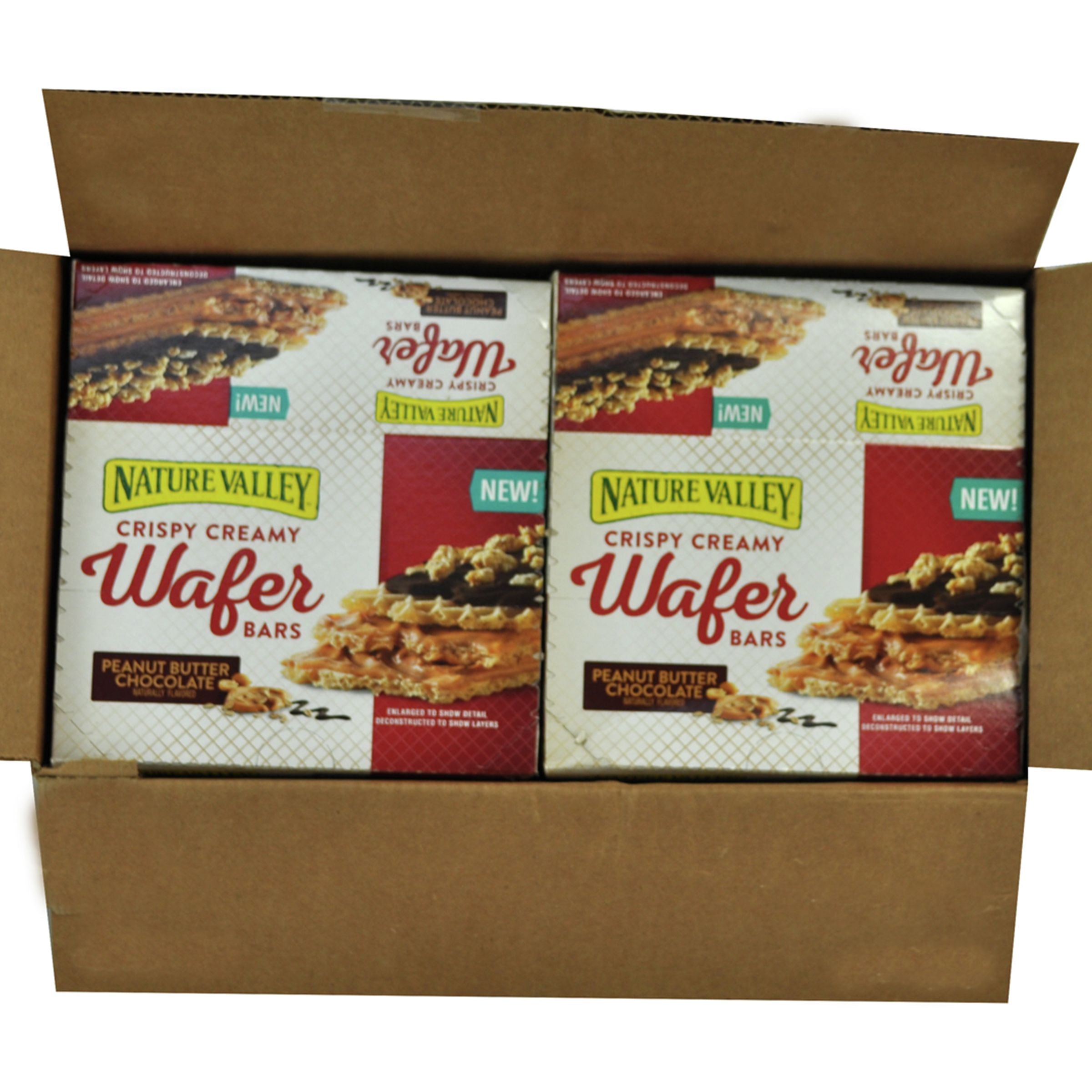 Nature Valley™ Wafer Bars Peanut Butter Chocolate 15.6 Ounce Size - 4 Per Case.