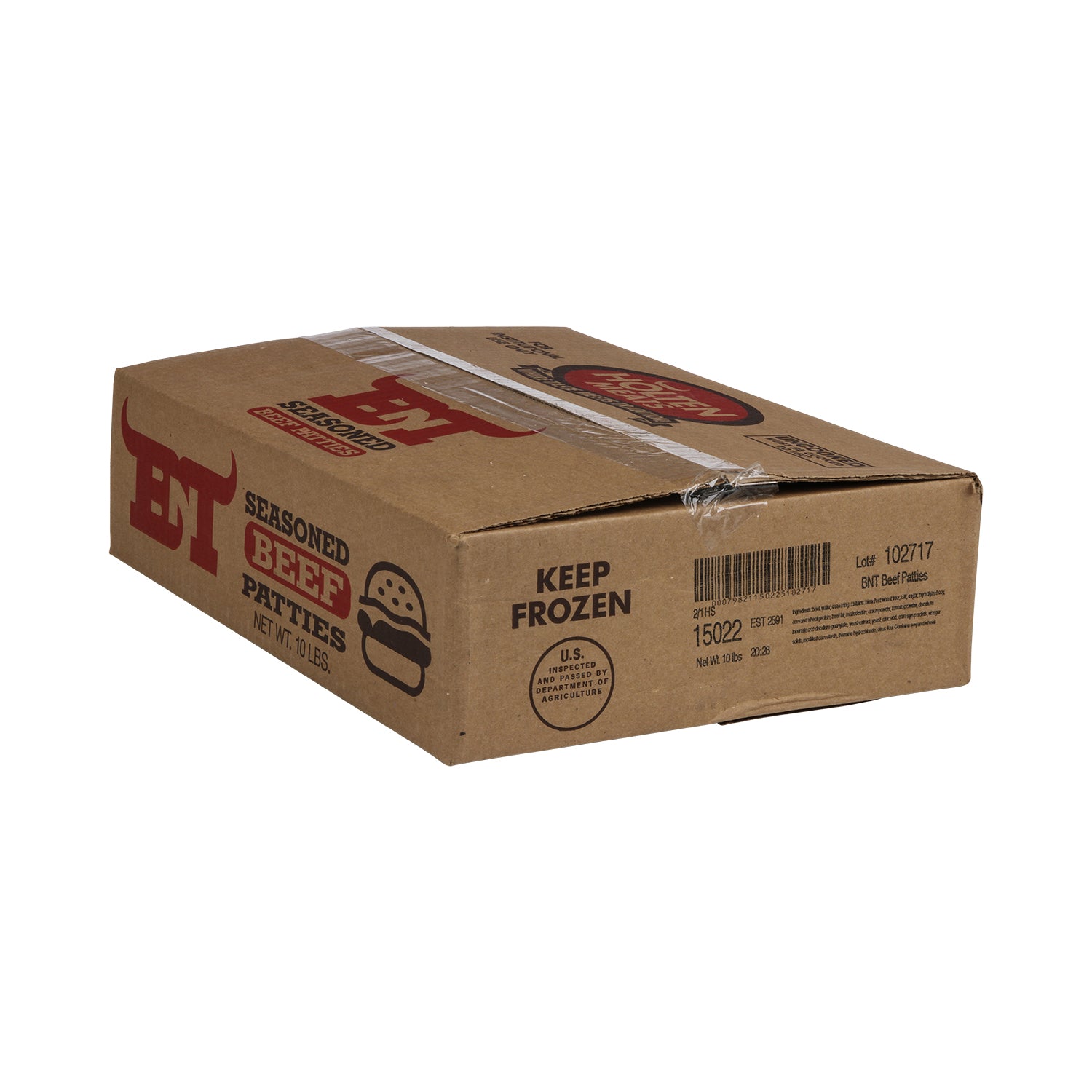 Beef Patty 8 Ounce Size - 20 Per Case.
