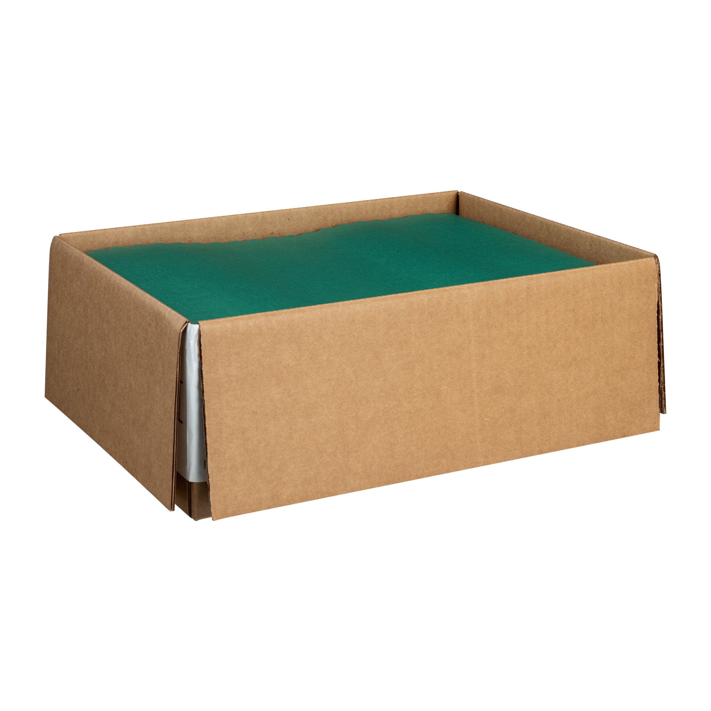 Placemat Paper Hunter Green Scallop Edge Value 1000 Each - 1 Per Case.