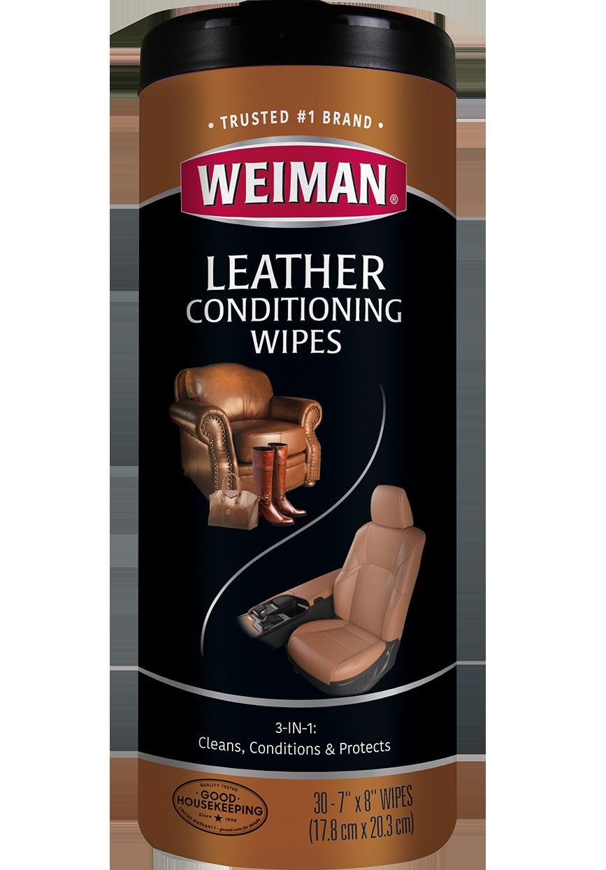 Leather Wipes 30 Count Packs - 4 Per Case.