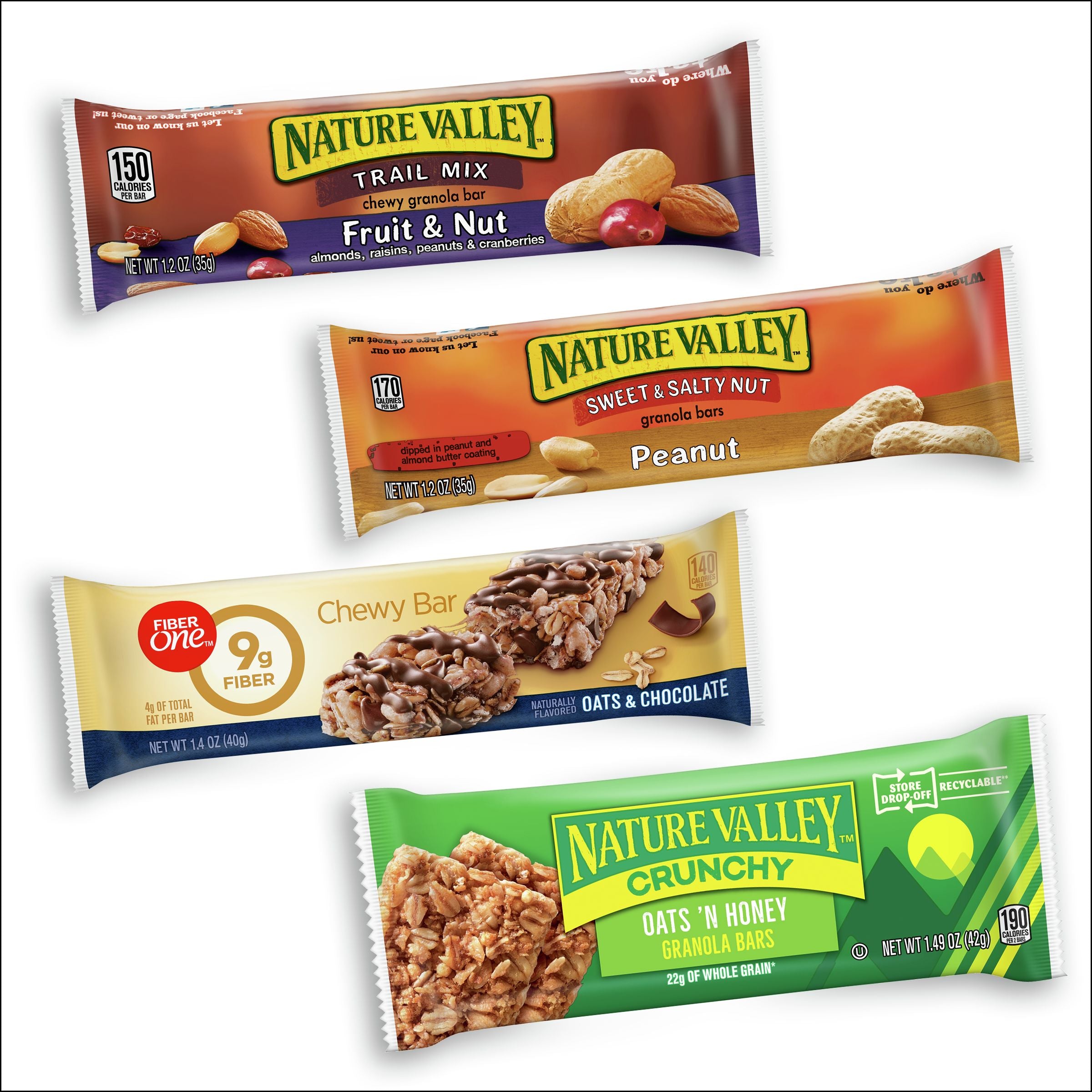Nature Valley™ Fiber One™ Granola Barsvariety 23.58 Ounce Size - 7 Per Case.
