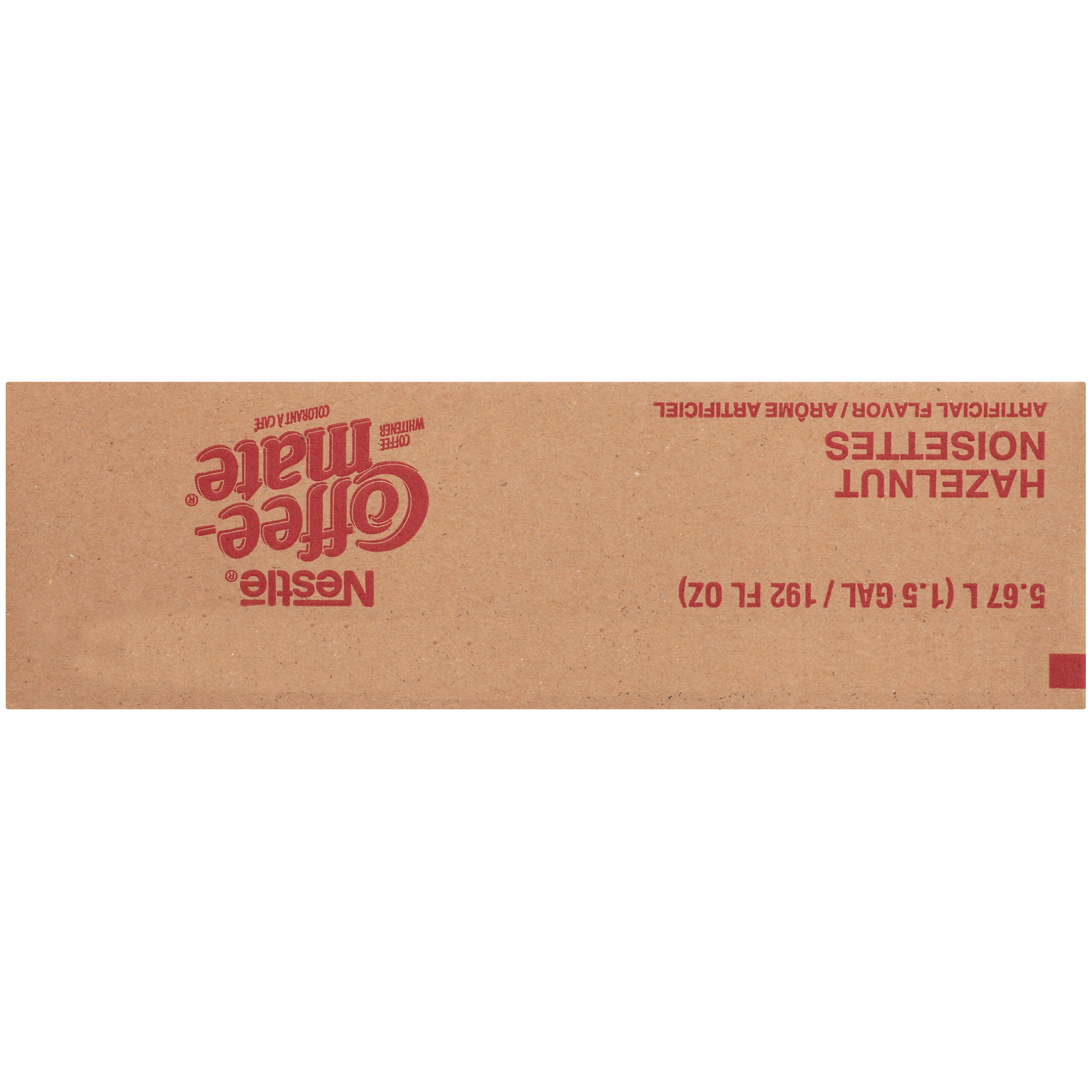 Coffee Mate Hazelnut Coffee Whitener Box 1.5 Gallon - 3 Per Case.