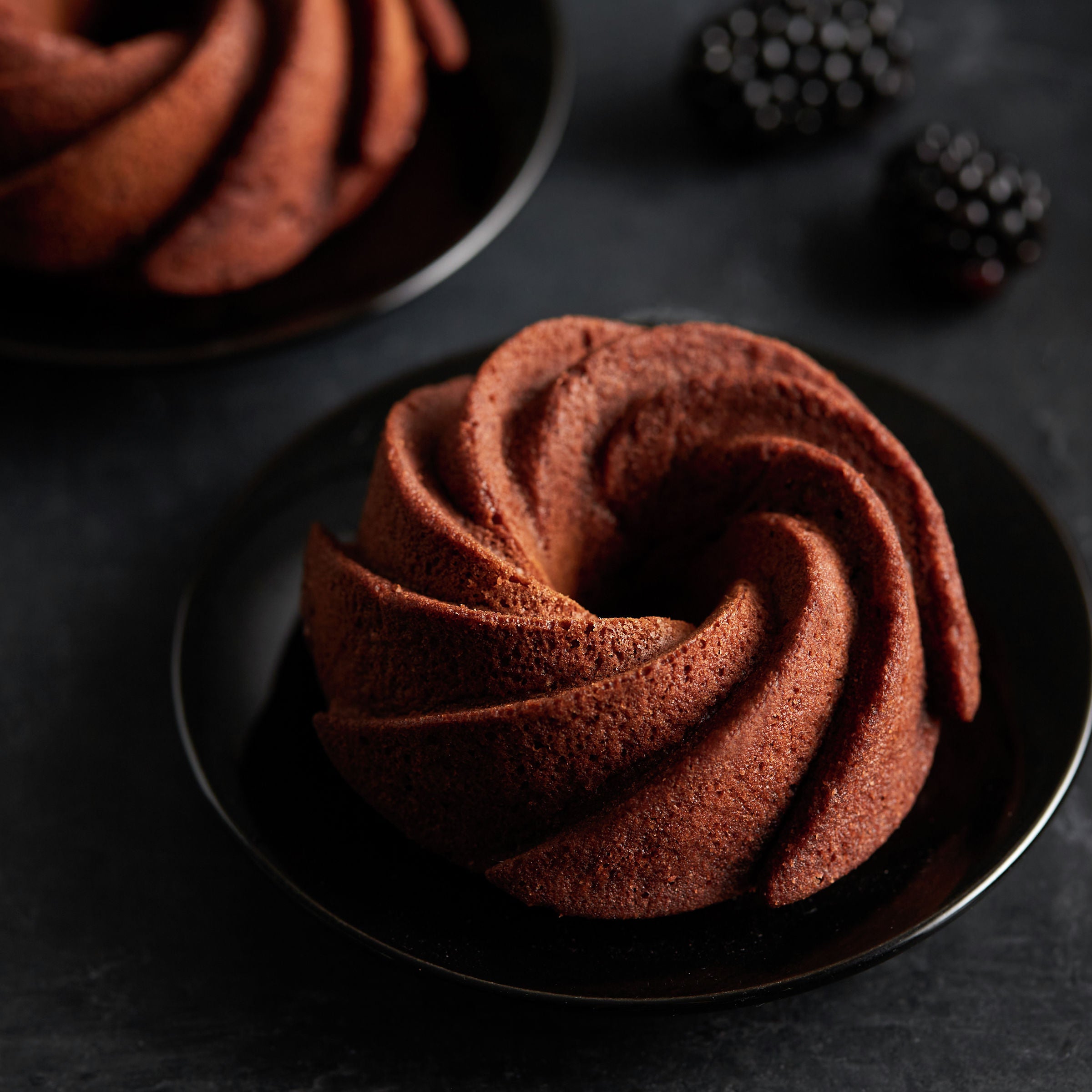 Pillsbury™ Donut Mix Handkut Devil's Foodcake Donut 50 Pound Each - 1 Per Case.