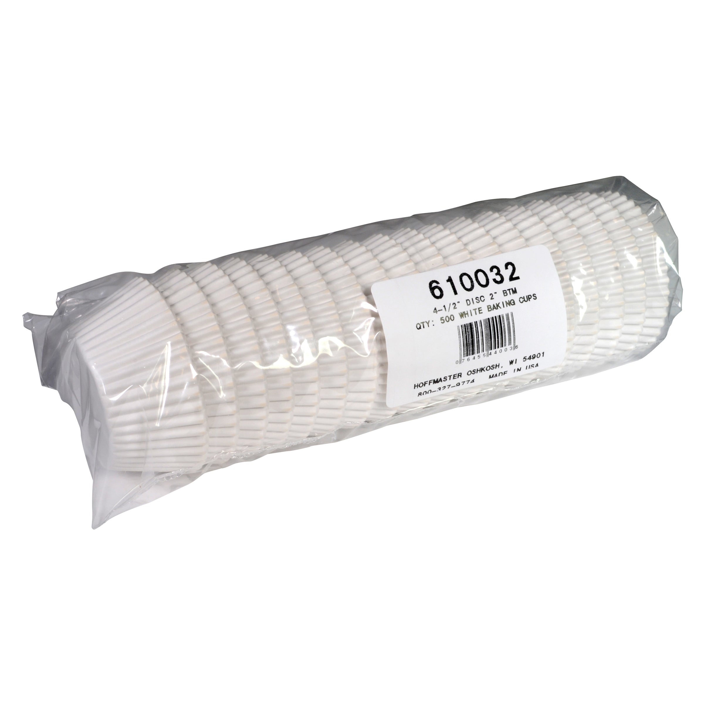 Cup Baking White Paper 500 Each - 20 Per Case.